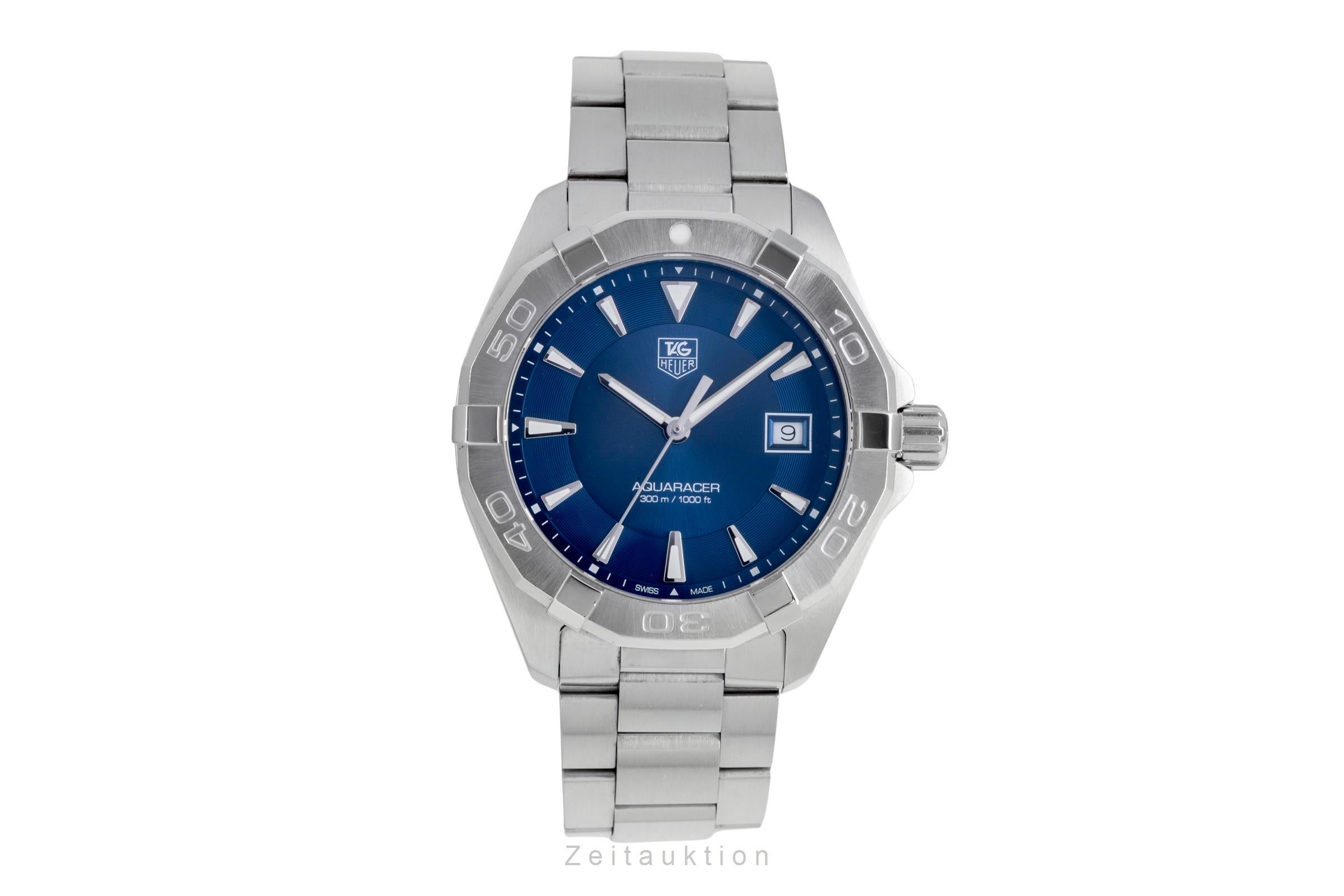 Tag Heuer Aquaracer 300M Blue Dial Edelstahl Quarz Herrenuhr Ref. WAY1112  [2507452]