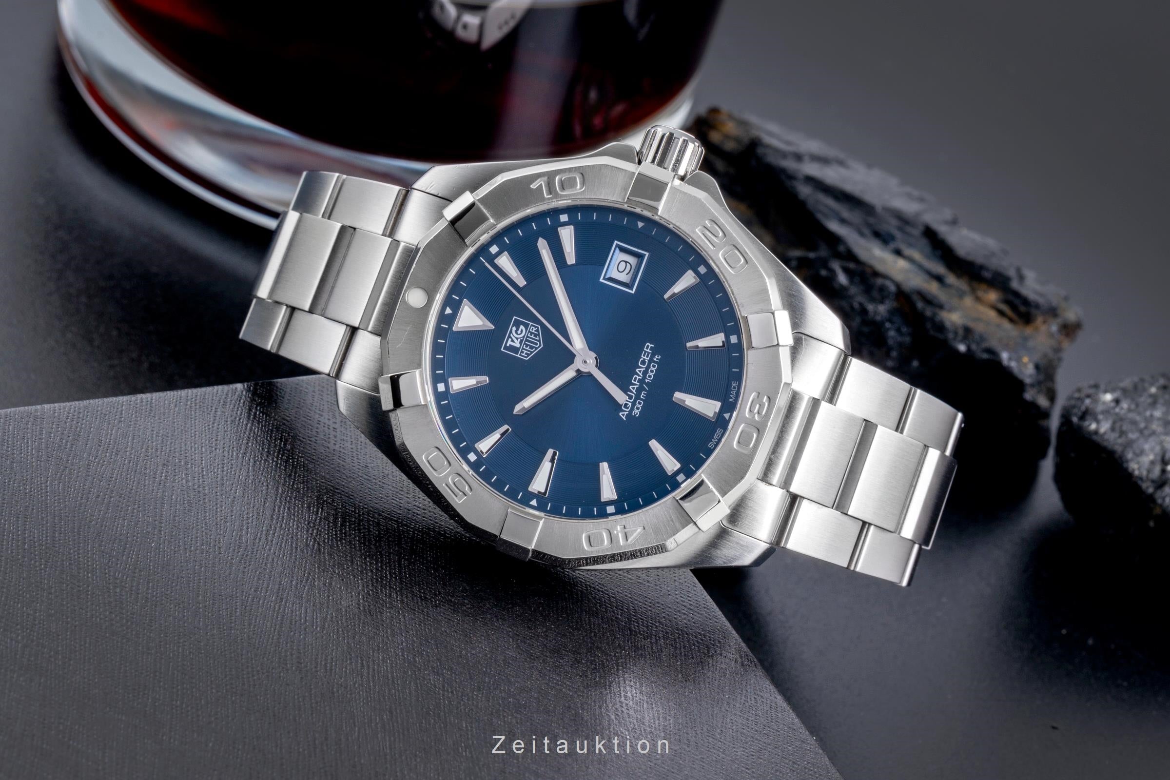 Tag Heuer Aquaracer 300M Blue Dial Edelstahl Quarz Herrenuhr Ref. WAY1112  [2507452]