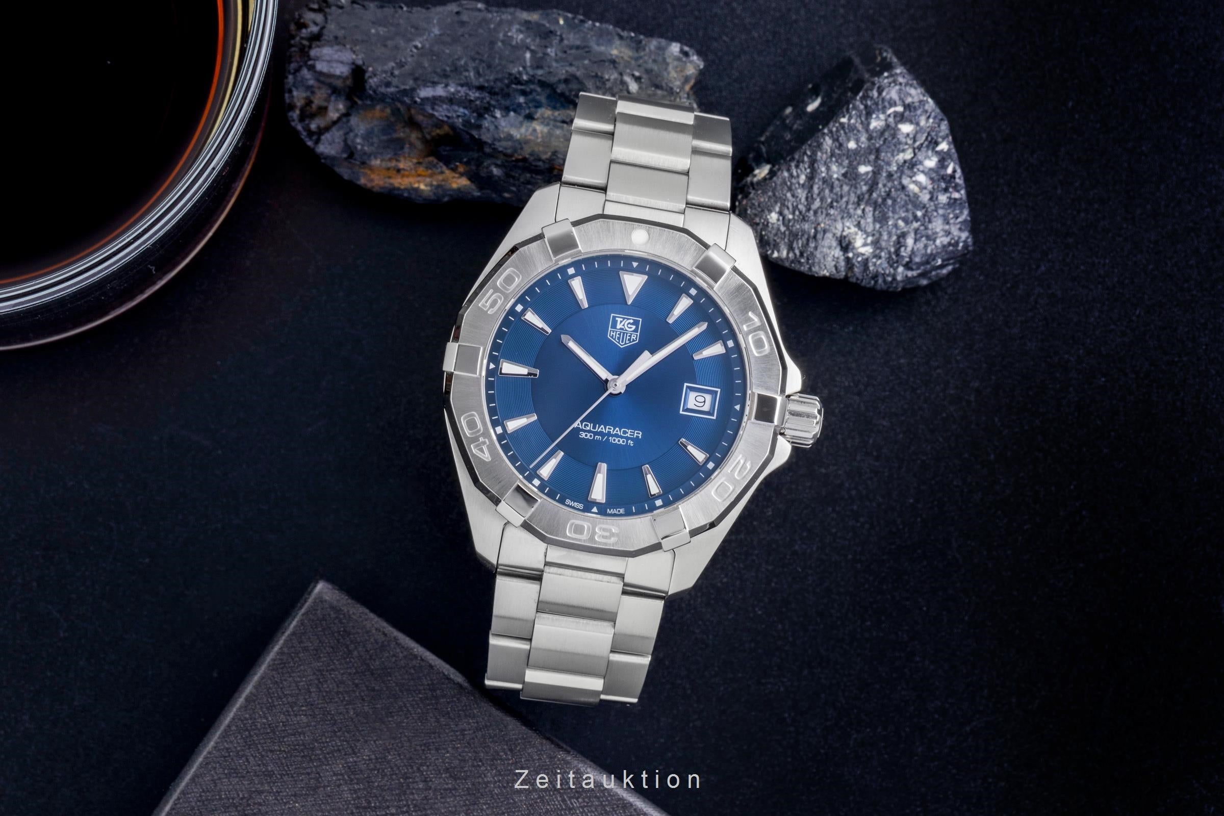 Tag Heuer Aquaracer 300M Blue Dial Edelstahl Quarz Herrenuhr Ref. WAY1112  [2507452]