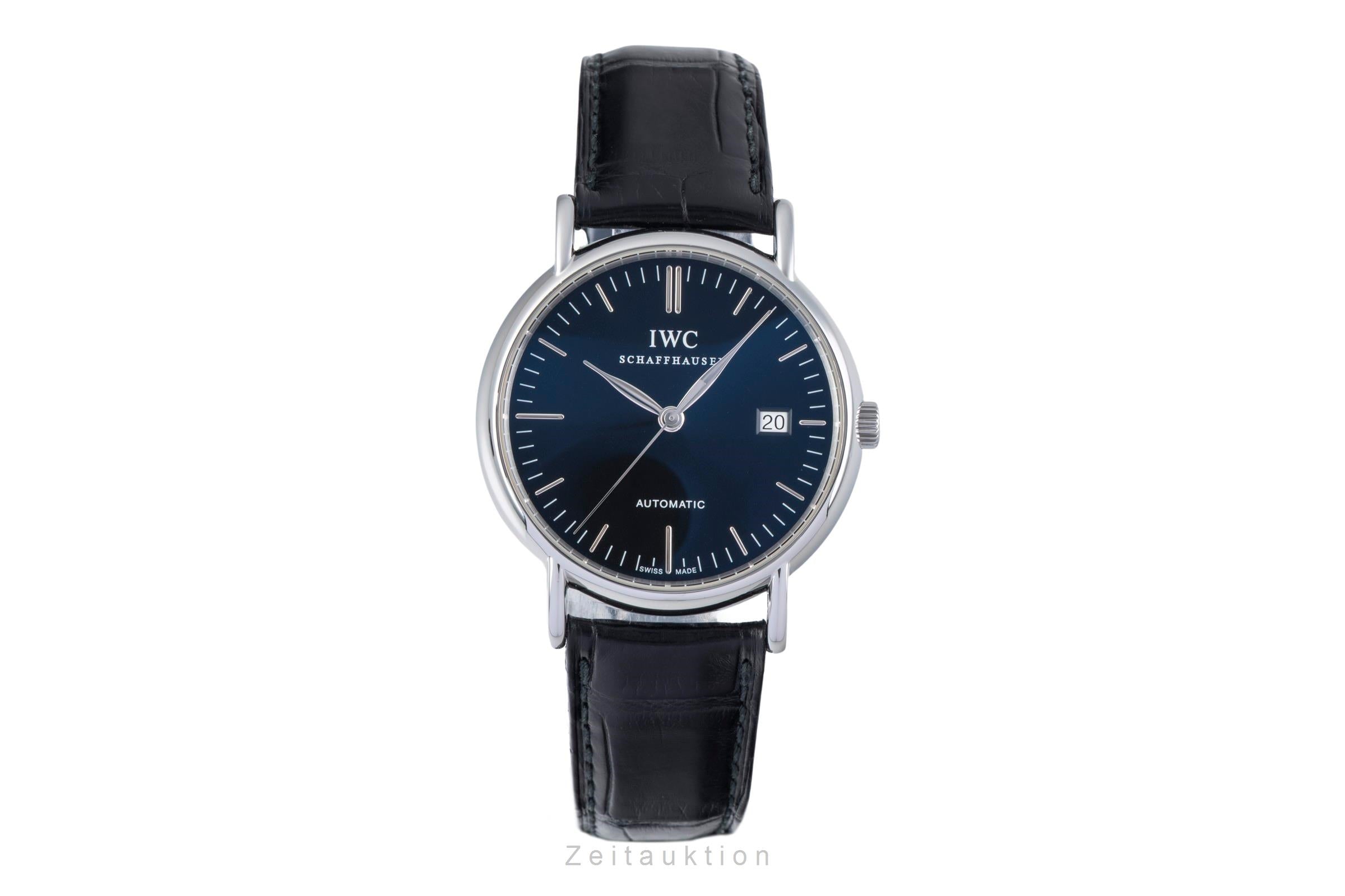 IWC Portofino acciaio automatismo orologio da uomo IW356308  [2507455]