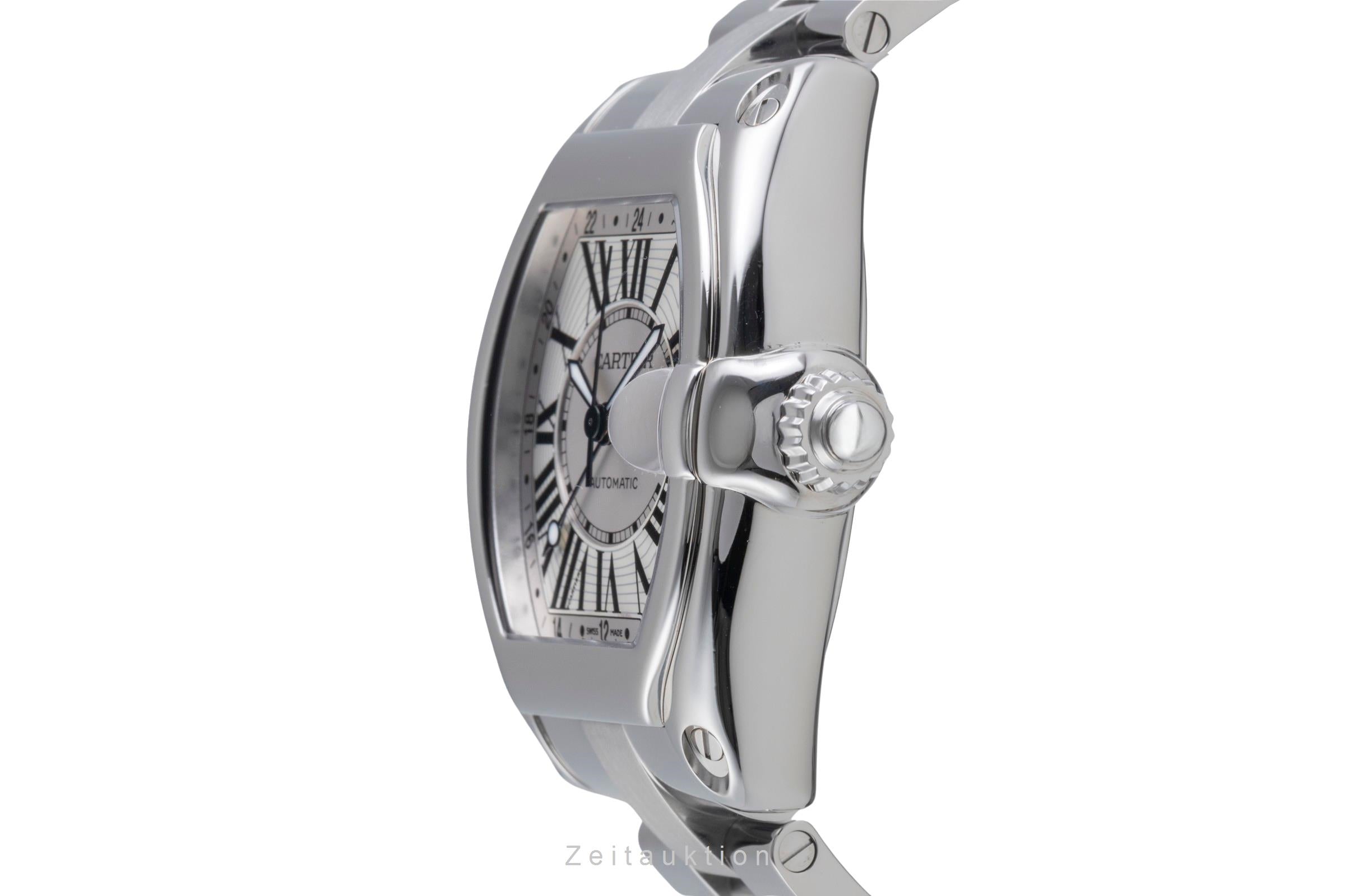 Cartier Roadster GMT XL Edelstahl Automatik Herrenuhr Ref. W62032X6  [2507462]