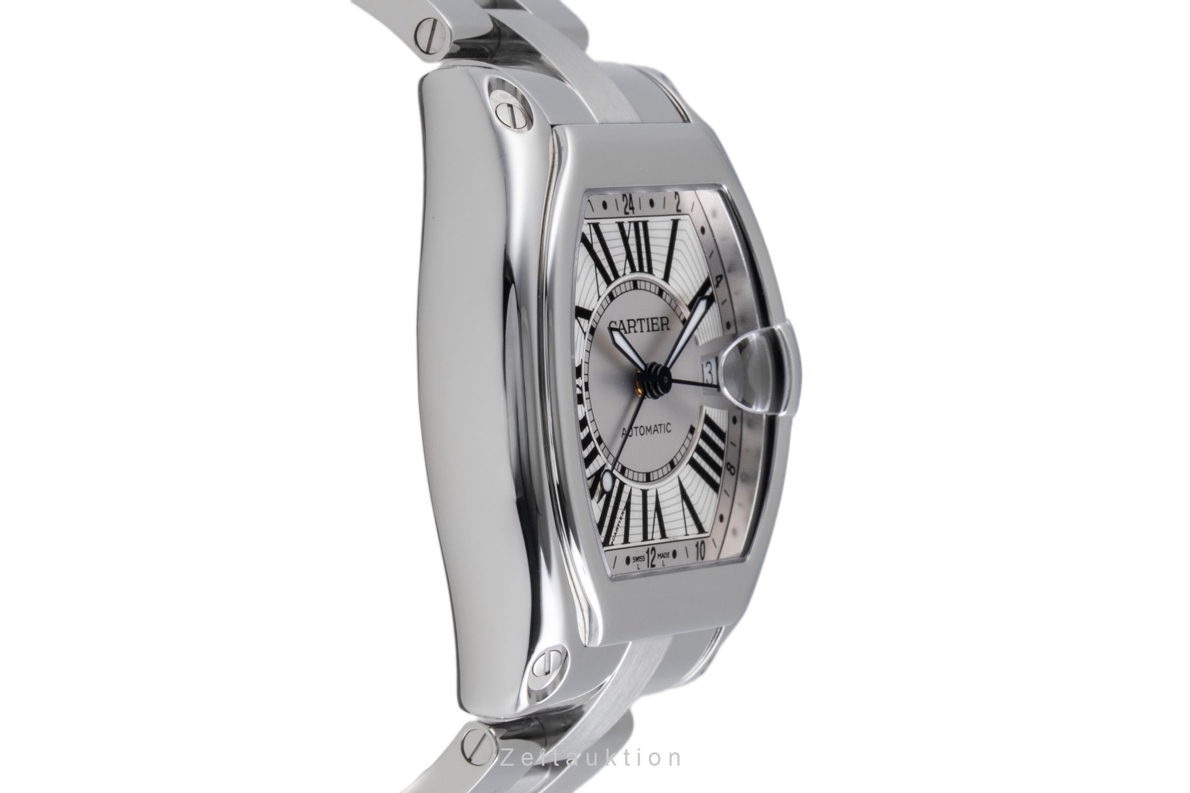 Cartier Roadster GMT XL Edelstahl Automatik Herrenuhr Ref. W62032X6  [2507462]