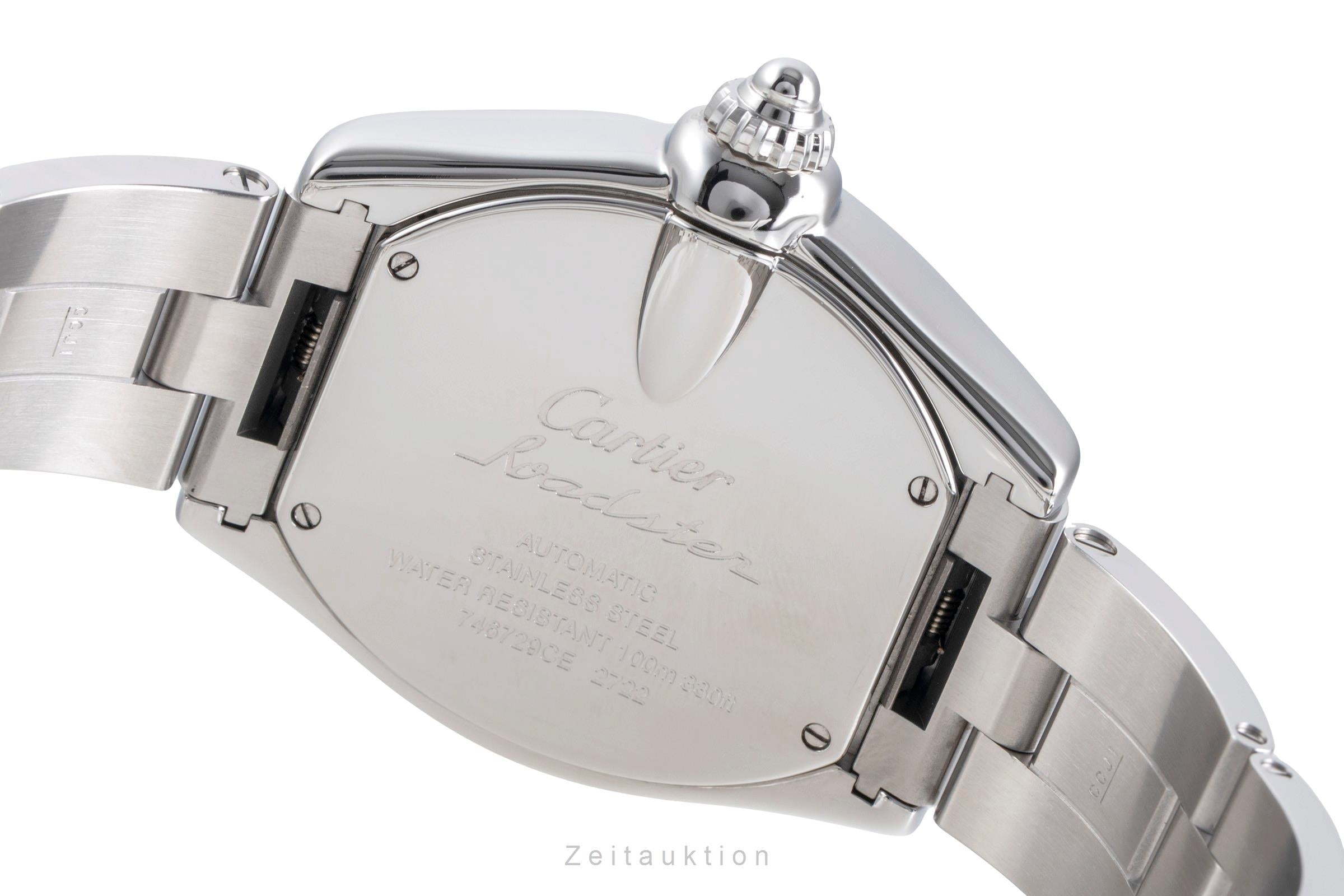 Cartier Roadster GMT XL Edelstahl Automatik Herrenuhr Ref. W62032X6  [2507462]