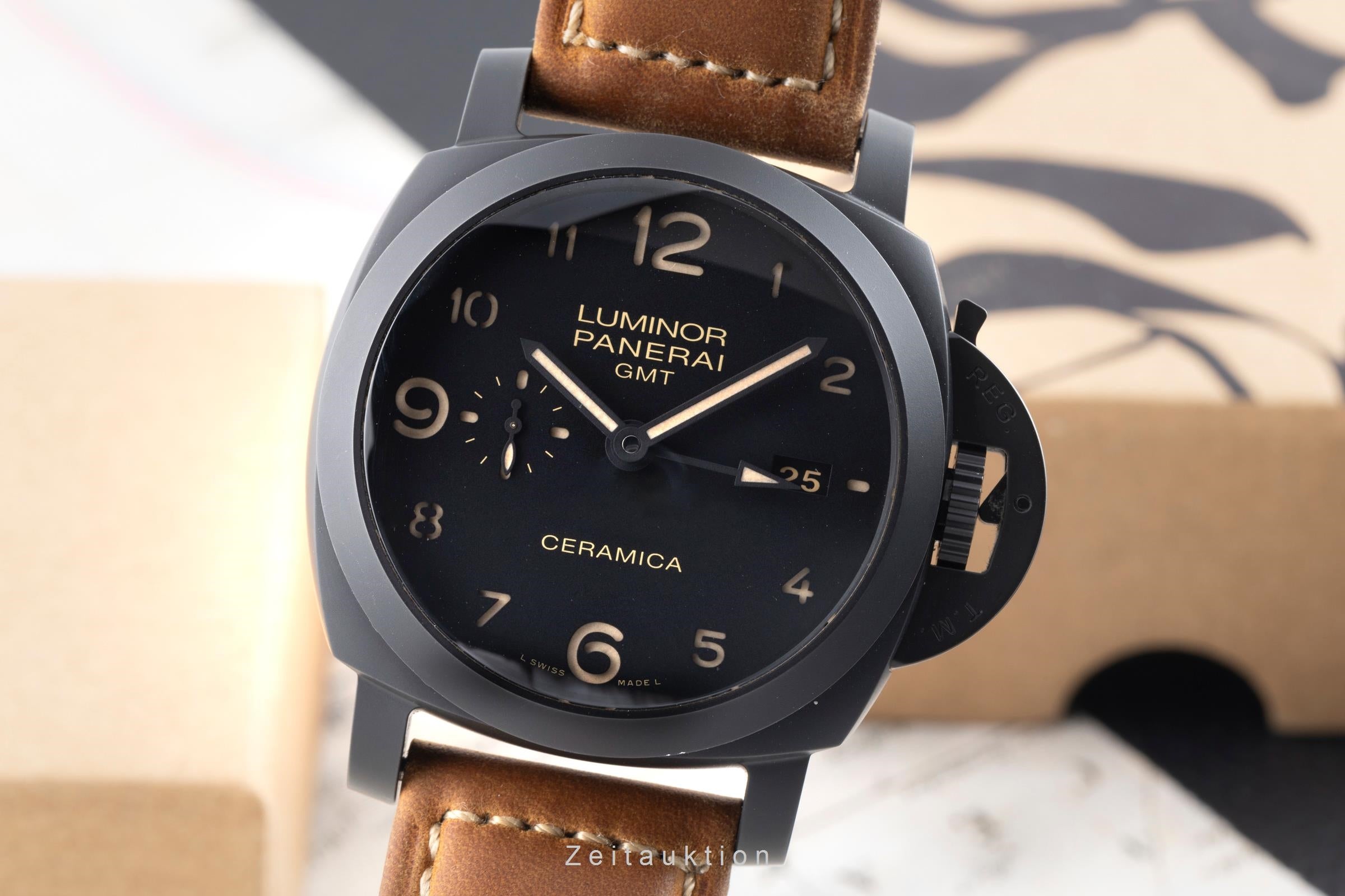 Panerai Luminor Marina 1950 3 Days GMT Ceramic Automatik Ref. PAM00441 B&P 2018 [2507463]