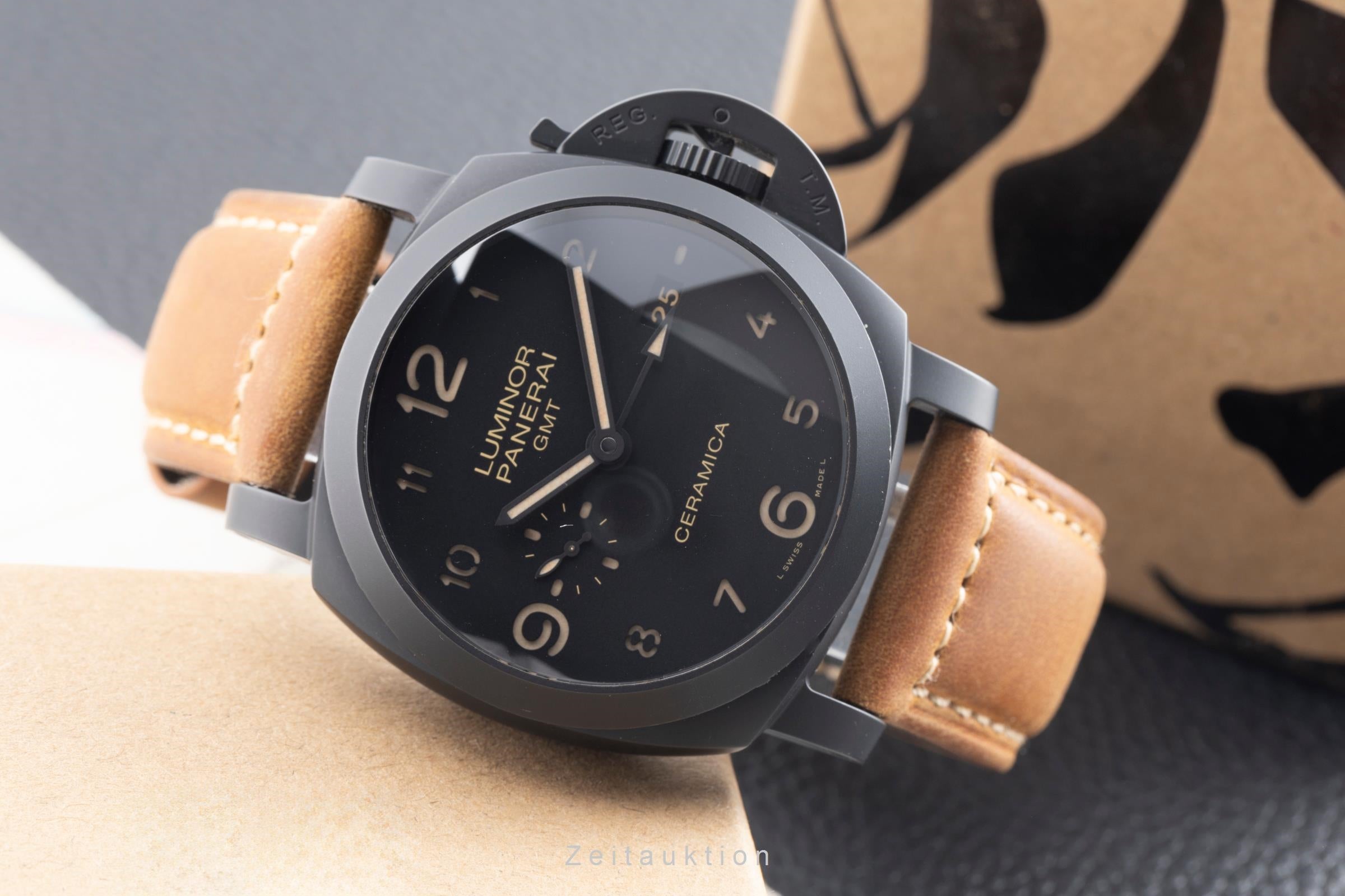 Panerai Luminor Marina 1950 3 Days GMT Ceramic Automatik Ref. PAM00441 B&P 2018 [2507463]