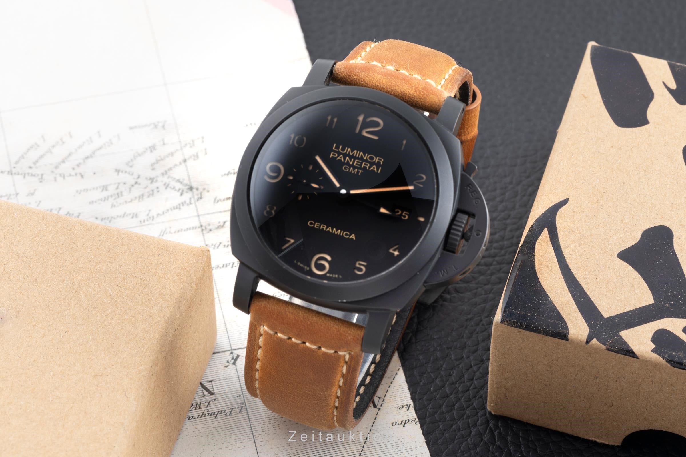 Panerai Luminor Marina 1950 3 Days GMT Ceramic Automatik Ref. PAM00441 B&P 2018 [2507463]