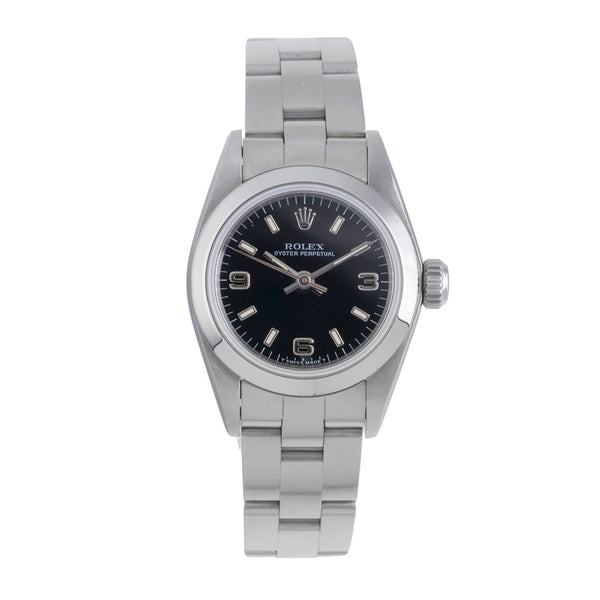 Rolex Oyster Perpetual Edelstahl  Automatik Damenuhr Ref. 67180 T-Serie  [2507464]