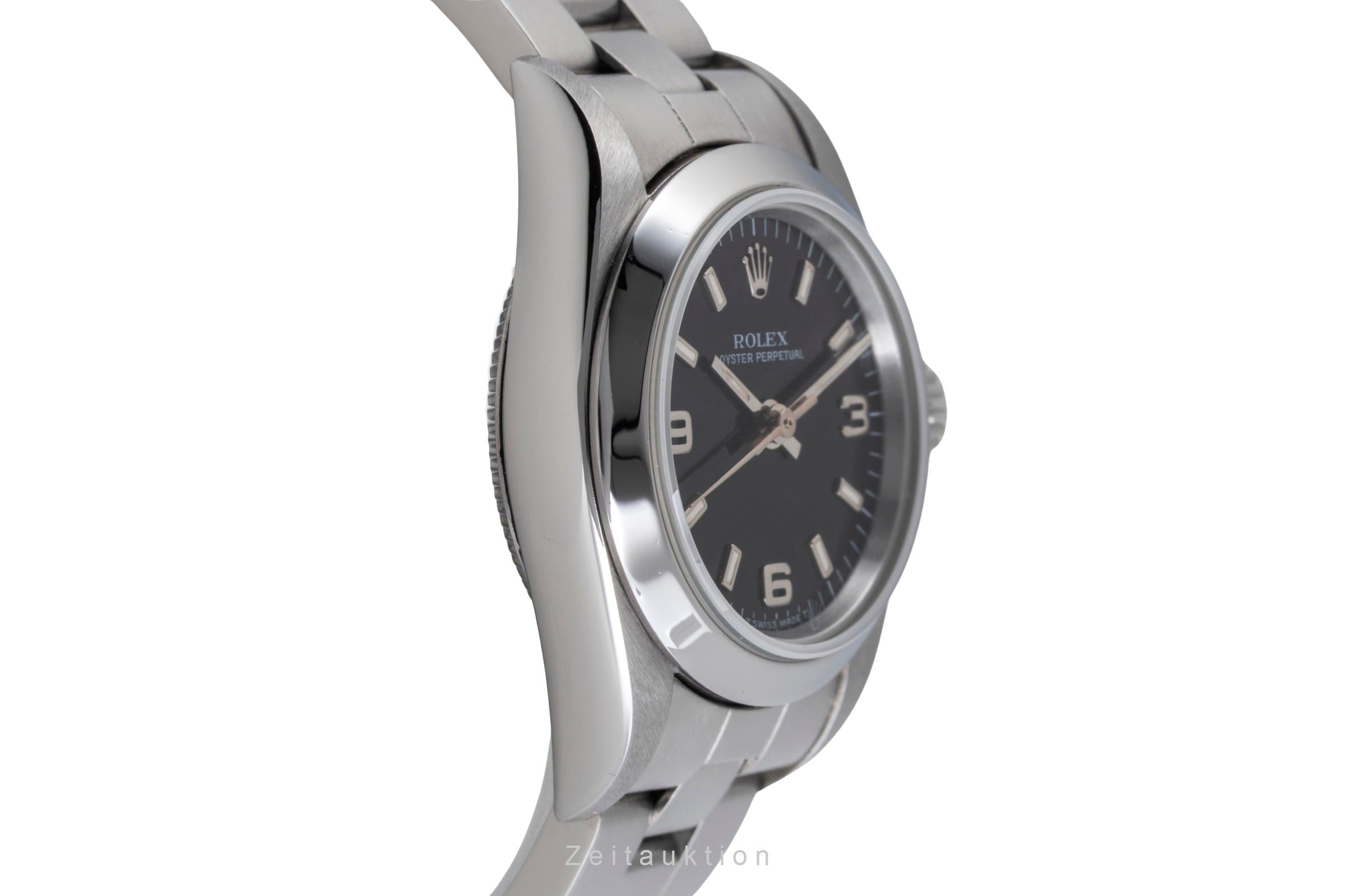 Rolex Oyster Perpetual Edelstahl  Automatik Damenuhr Ref. 67180 T-Serie  [2507464]