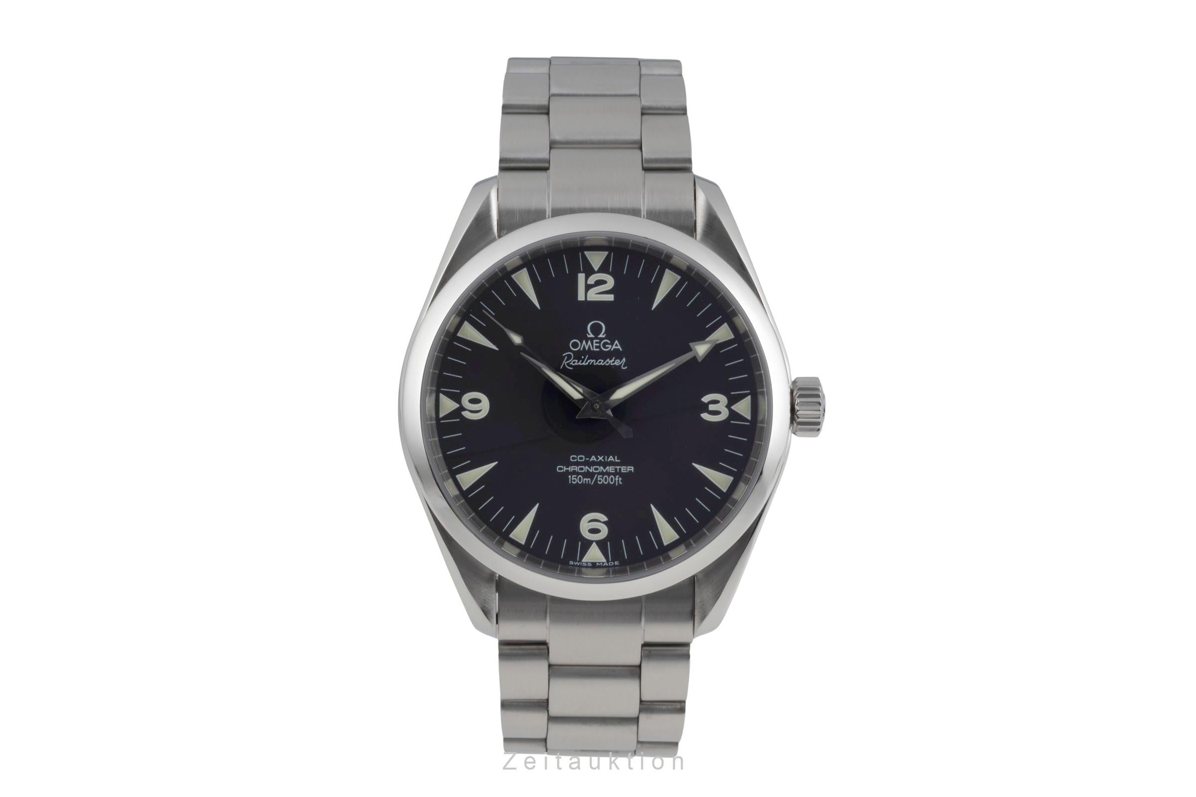 Omega Railmaster steel automatic men's watch 2502.52.00  [2507465]