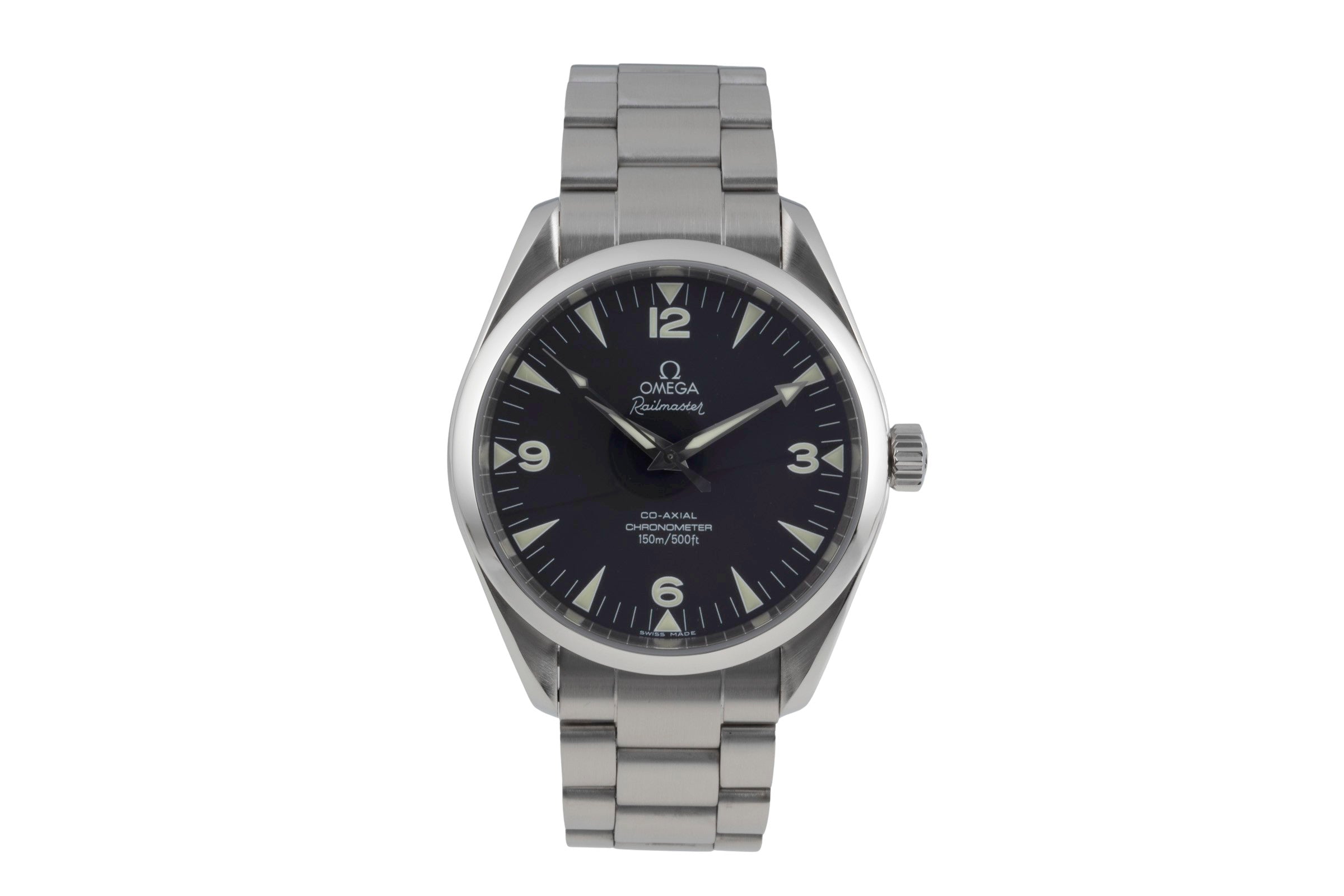 Omega Railmaster steel automatic men's watch 2502.52.00  [2507465]