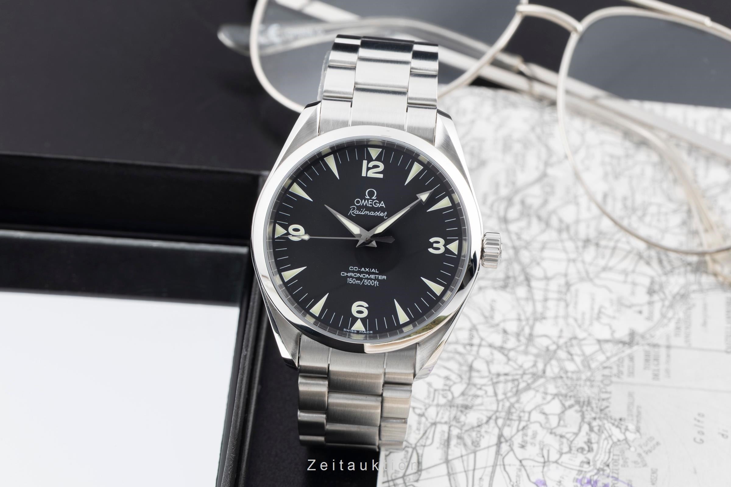 Omega Railmaster steel automatic men's watch 2502.52.00  [2507465]