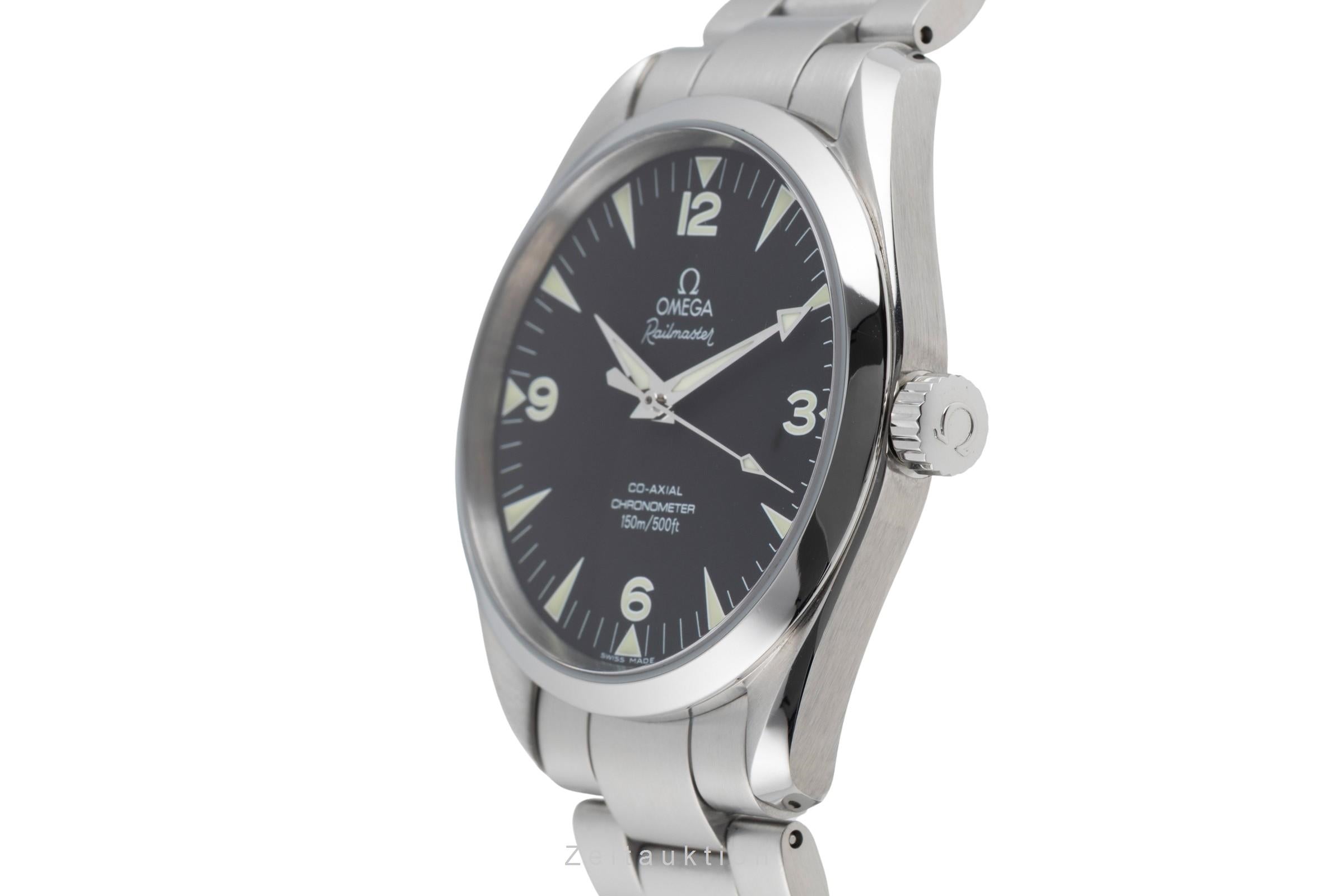 Omega Railmaster steel automatic men's watch 2502.52.00  [2507465]