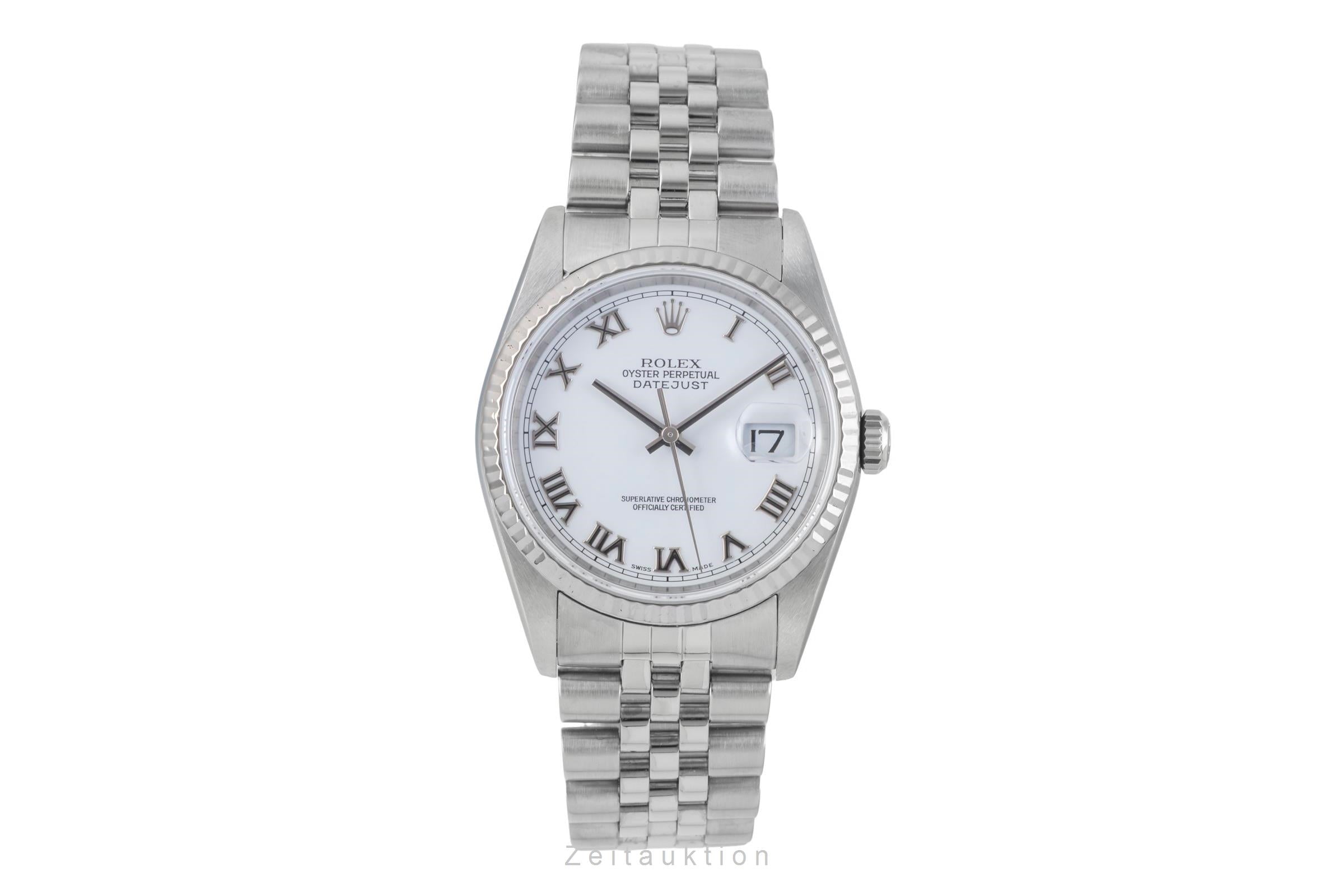 Rolex Datejust steel / white gold automatic men's watch 16234  [2507467]