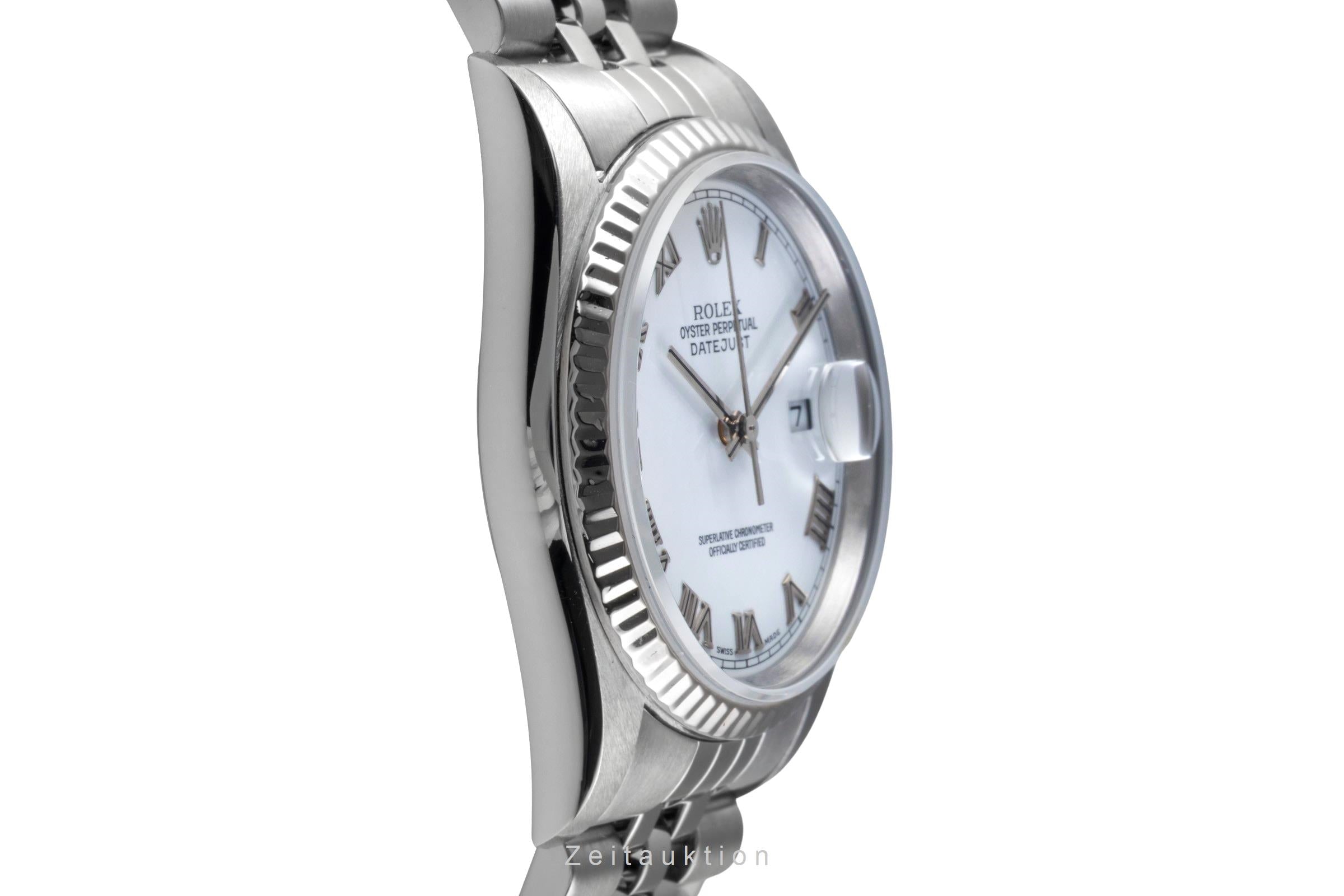 Rolex Datejust steel / white gold automatic Kal. 3135 Ref. 16234