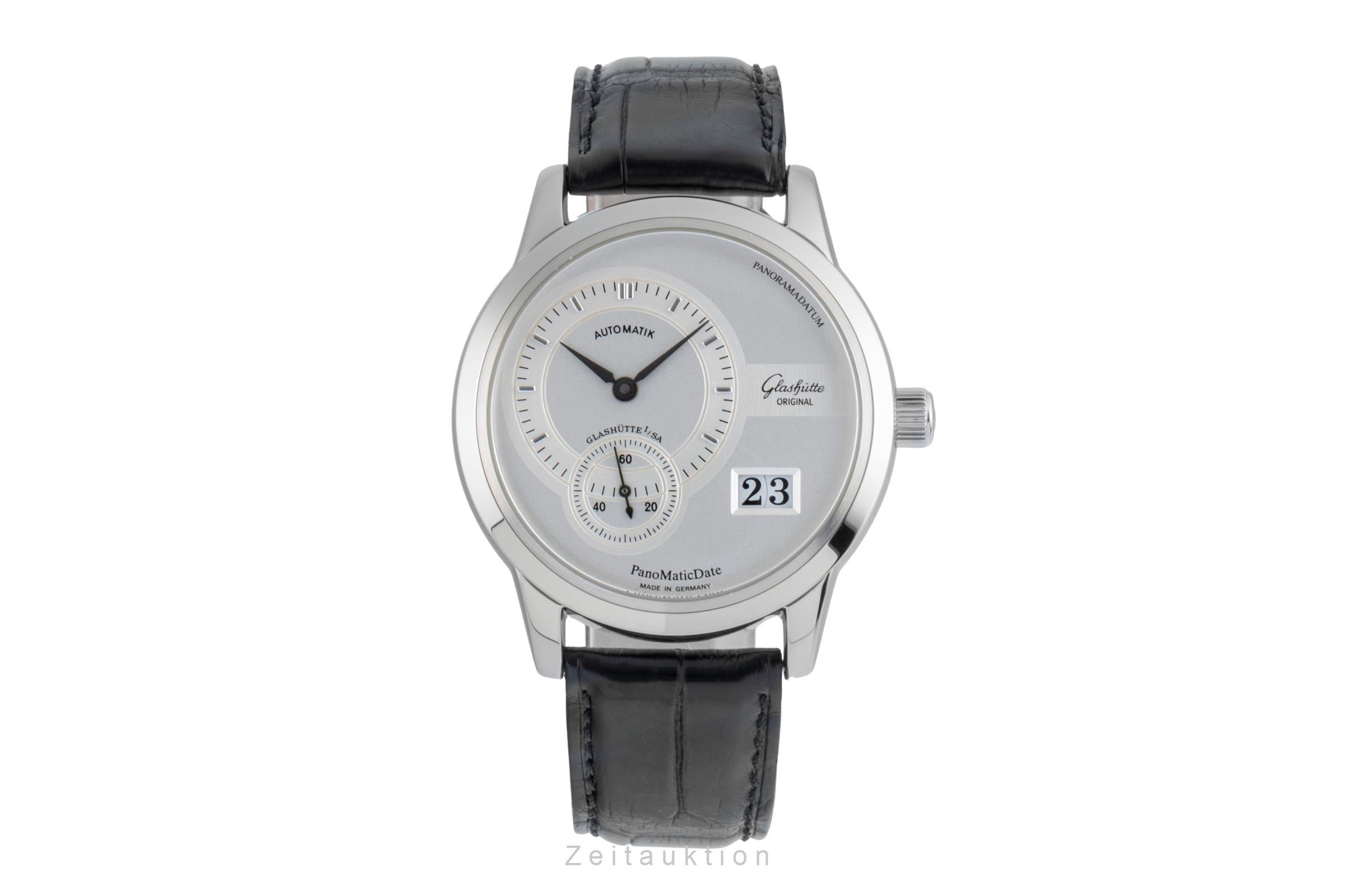 Glashütte Original PanoMaticDate Stahl Automatik Herrenuhr Ref. 90-01-02-02-04  [2507469]