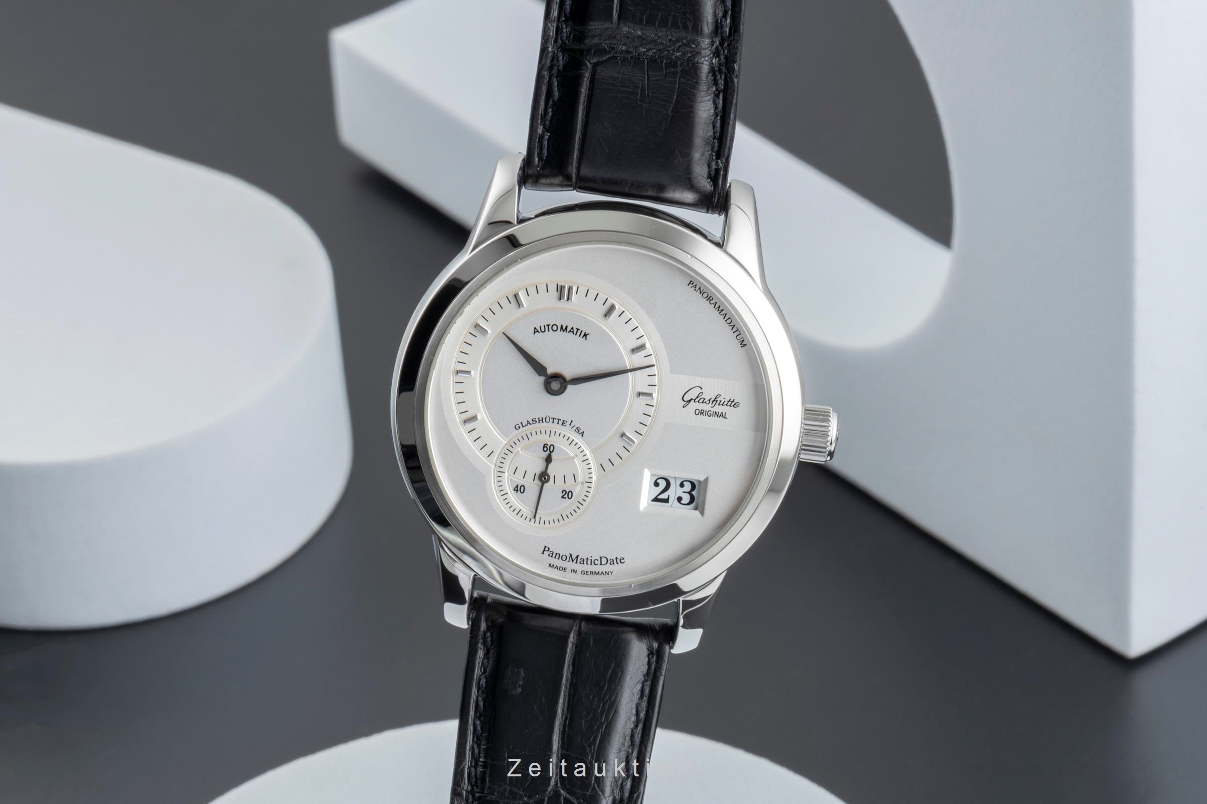Glashütte Original PanoMaticDate Stahl Automatik Herrenuhr Ref. 90-01-02-02-04  [2507469]
