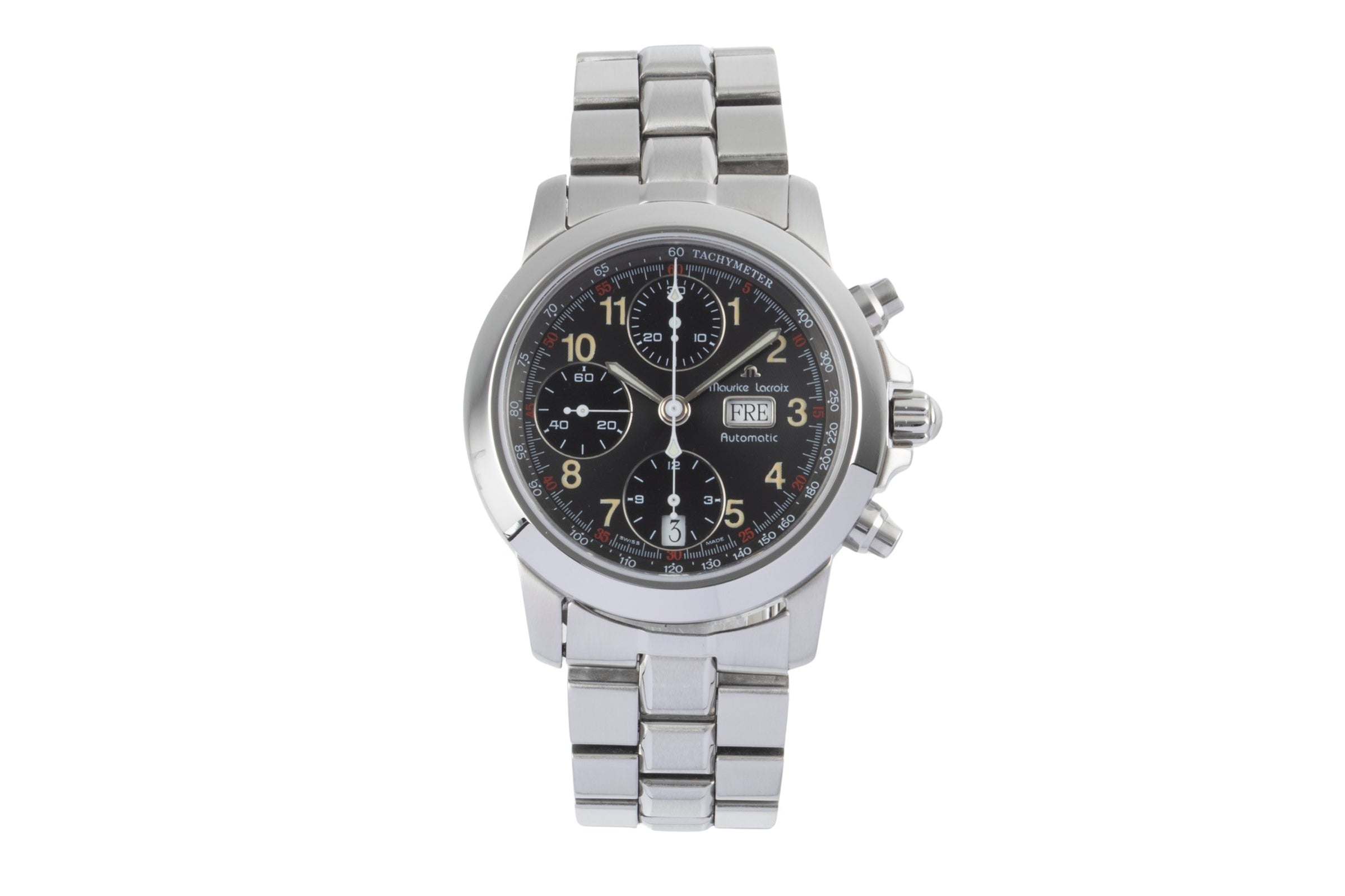 Maurice Lacroix Croneo chronograph steel automatic Ref. 39721-6705