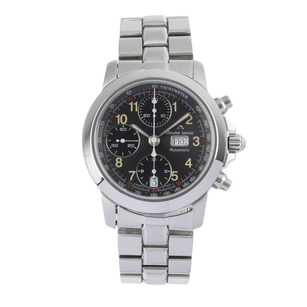 Maurice Lacroix Croneo Chronograph Automatik Edelstahl Ref. 39721-6705 B&P 2001 [2507470]