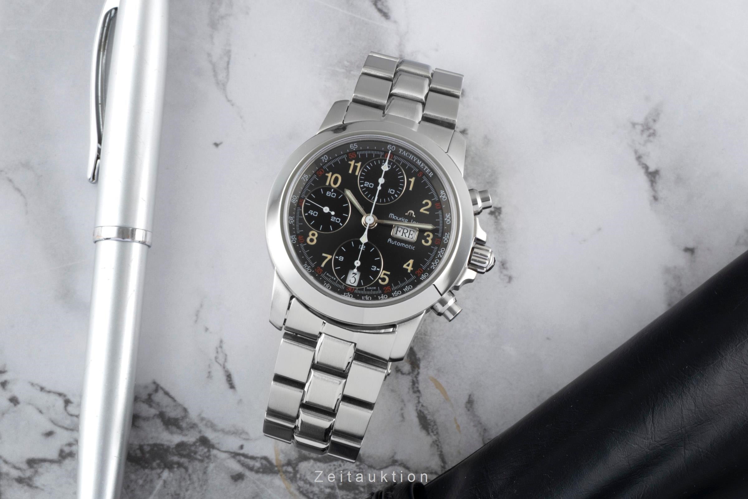 Maurice Lacroix Croneo chronograph steel automatic Ref. 39721-6705