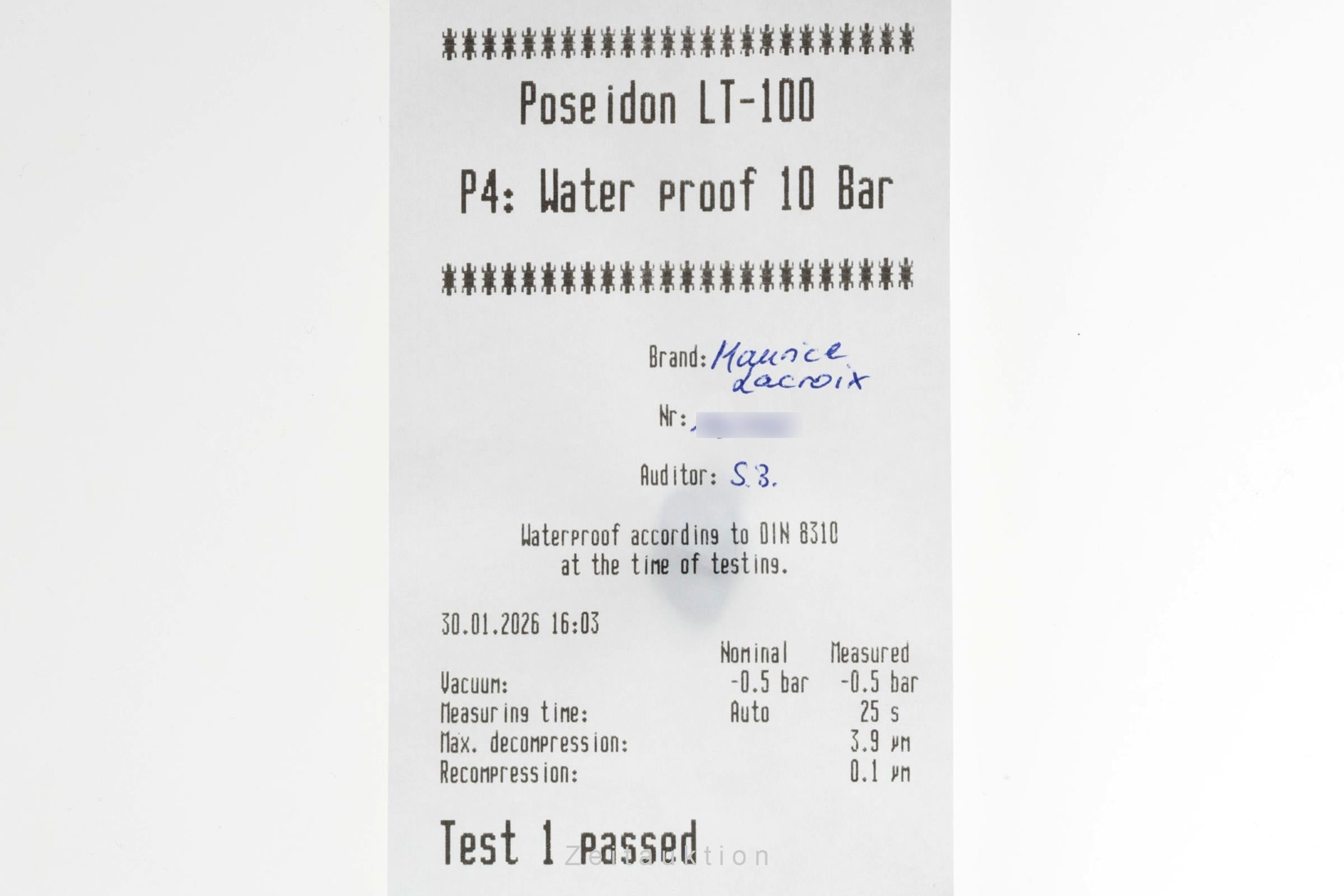 Maurice Lacroix Croneo Chronograph Automatik Edelstahl Ref. 39721-6705 B&P 2001 [2507470]