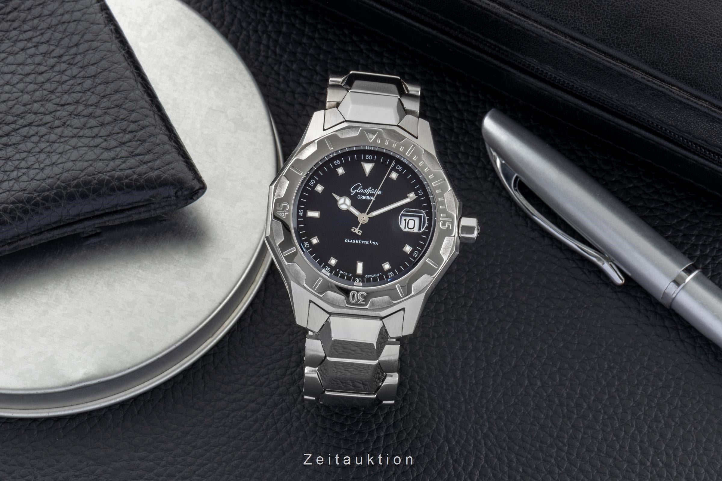 Glashütte Sport Evolution  steel automatic men's watch 1-10-33-40-81-04  [2507471]