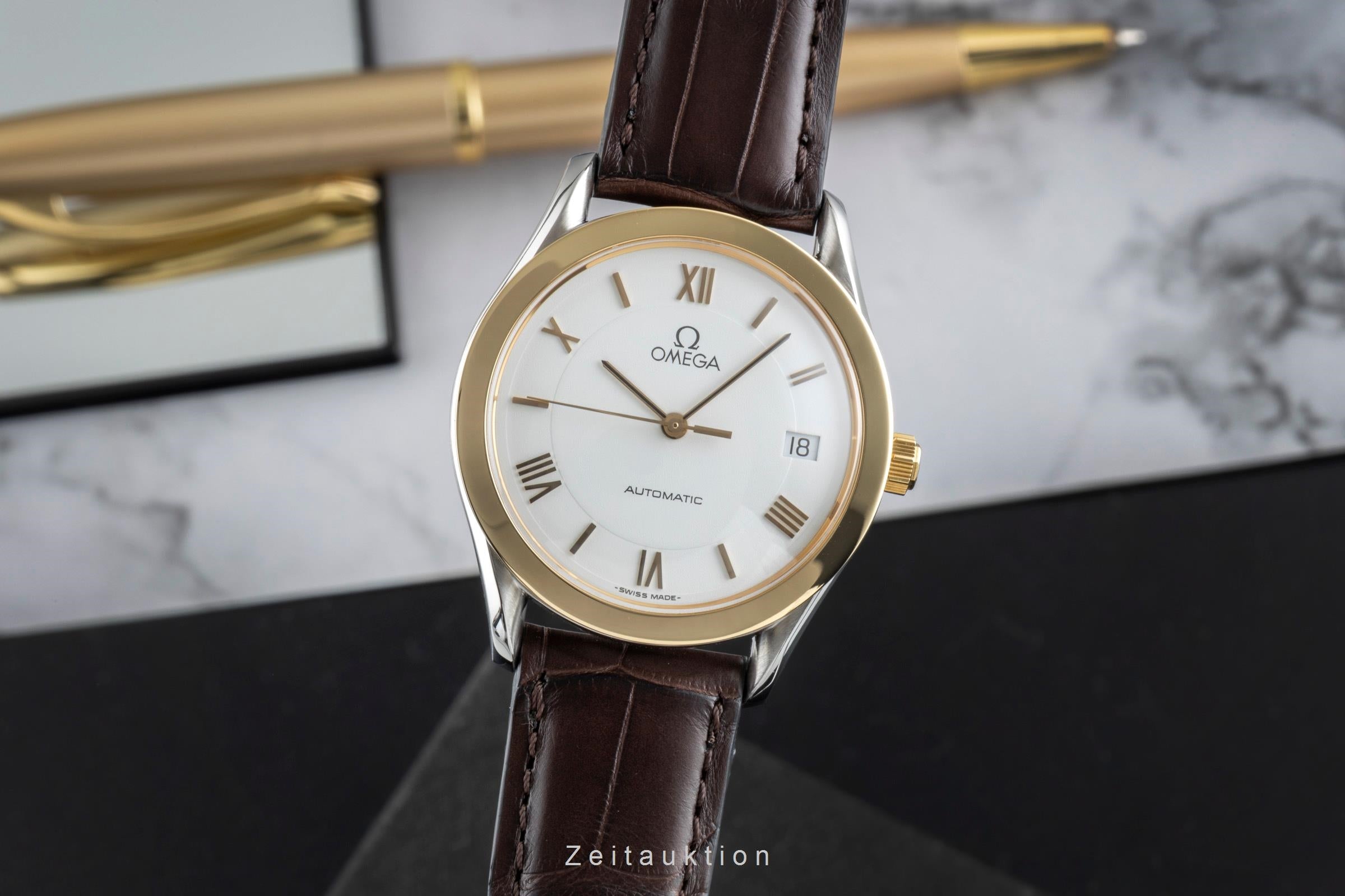 Omega Speedmaster Stahl / Gold Automatik Herrenuhr Ref. 3301.20.00 B&P 1992  [2507474]