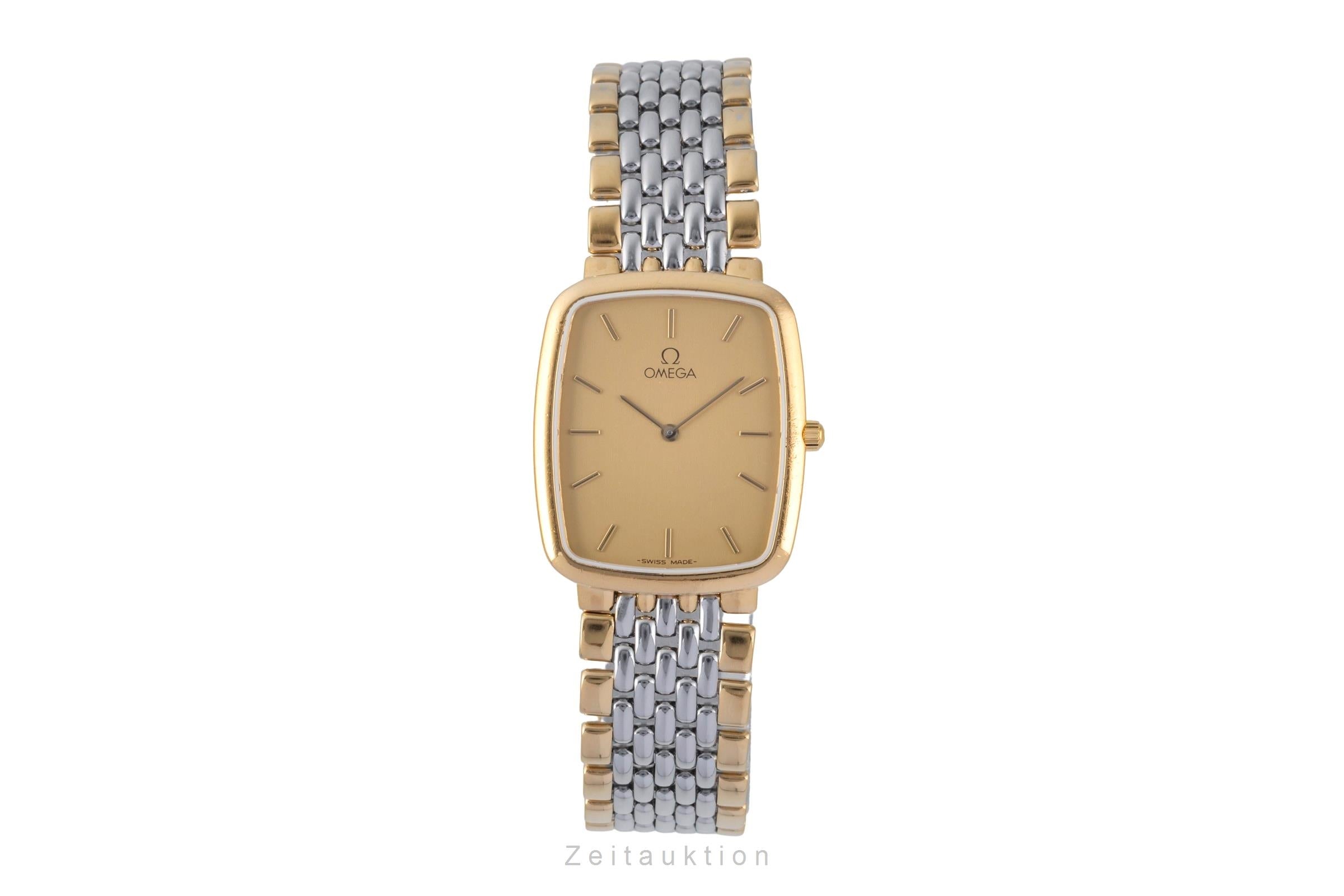 Omega De Ville Messing vergoldet Quarz unisex Ref. 395.0876.2 Klassiker  [2507483]