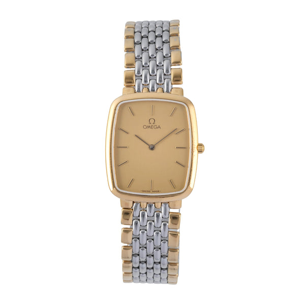 Omega De Ville Messing vergoldet Quarz unisex Ref. 395.0876.2 Klassiker  [2507483]