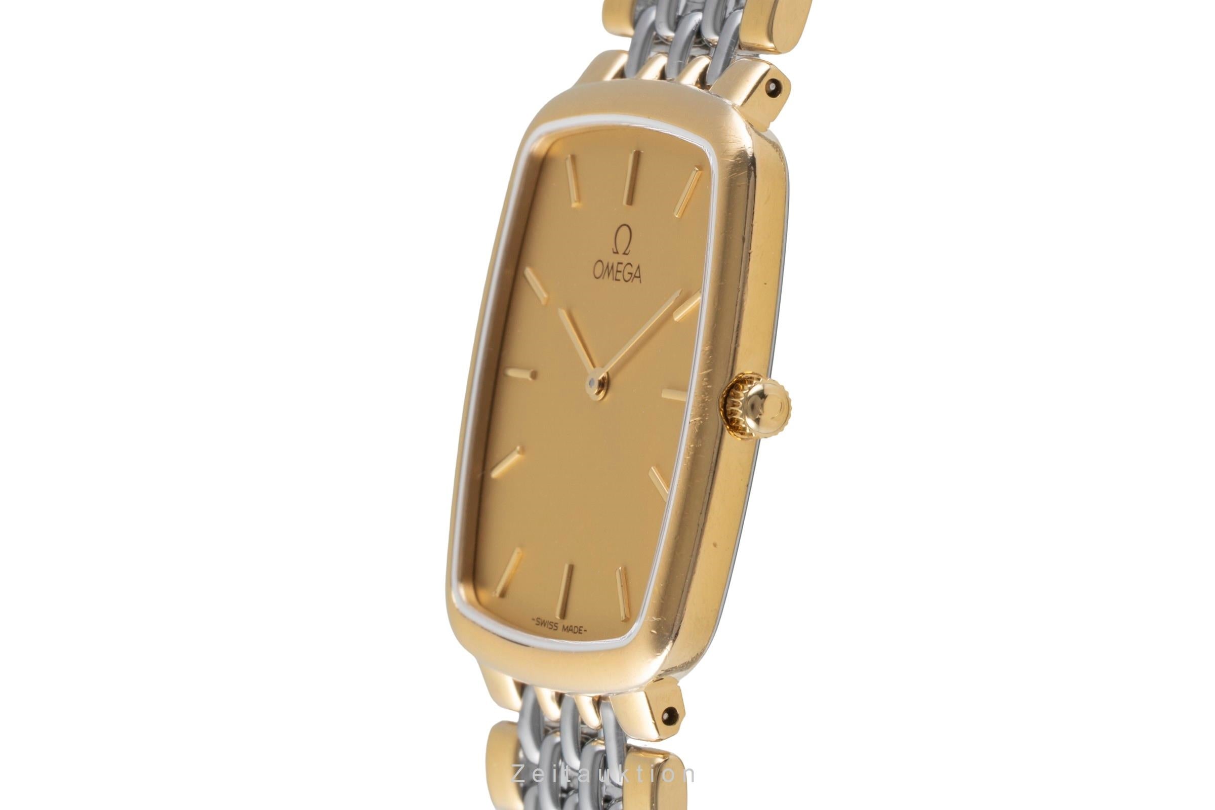 Omega De Ville Messing vergoldet Quarz unisex Ref. 395.0876.2 Klassiker  [2507483]