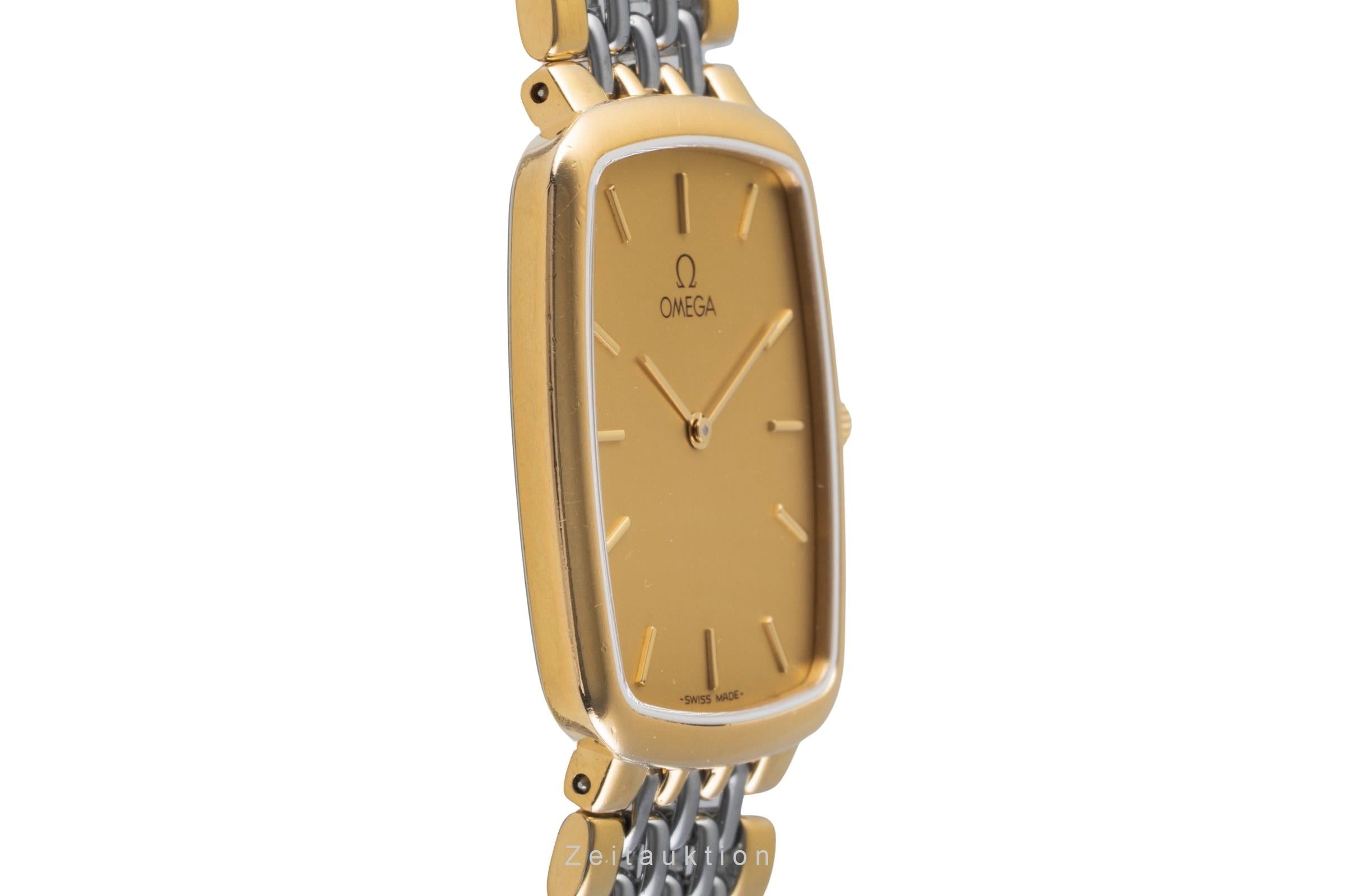 Omega De Ville Messing vergoldet Quarz unisex Ref. 395.0876.2 Klassiker  [2507483]