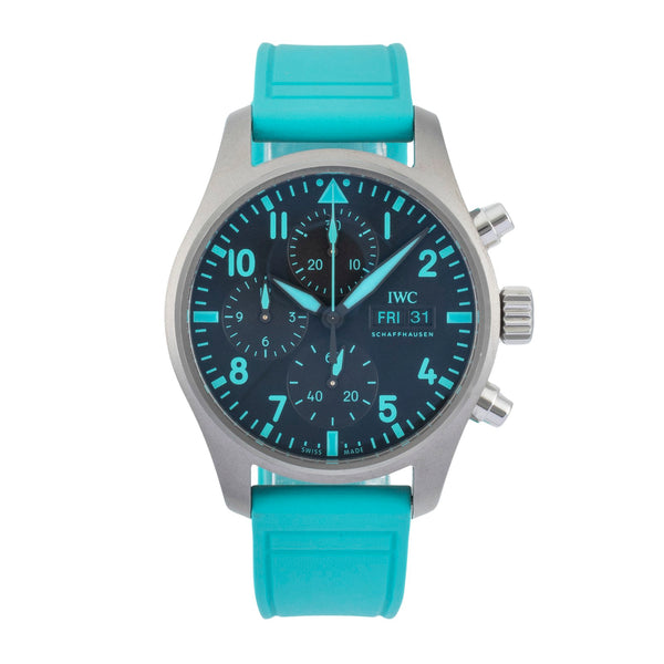 IWC Fliegerchronograph chronograph titanium automatic men's watch IW388108 LP: 9000EUR  [2507487]