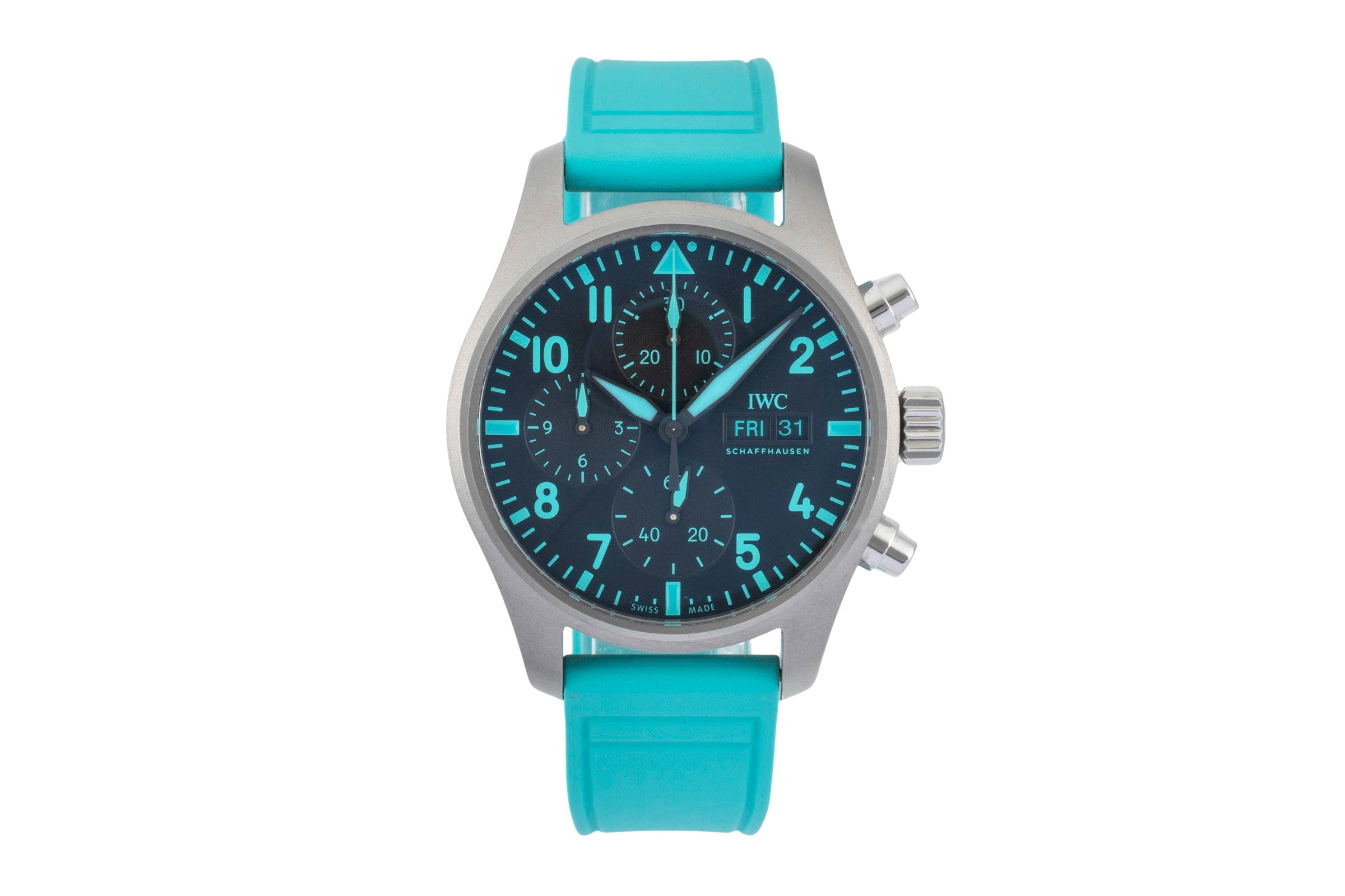 IWC Pilot Chronograph 41 AMG Petronas Titan Automatik Ref. IW388108 B&P 2025 [2507487]