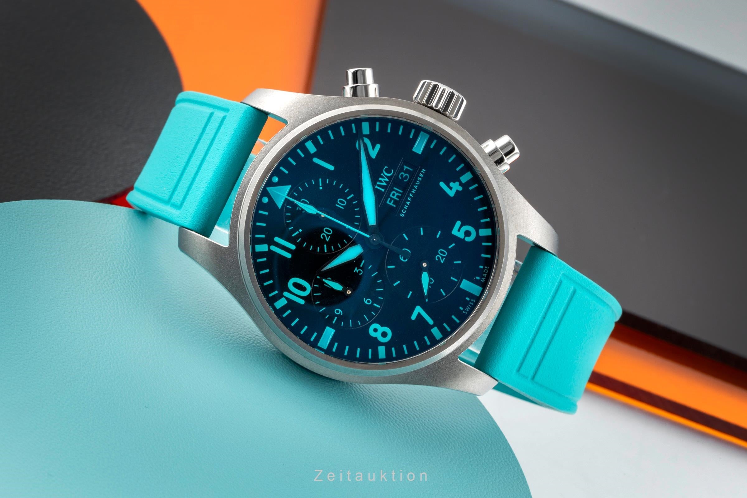 IWC Fliegerchronograph chronograph titanium automatic men's watch IW388108 LP: 9000EUR  [2507487]