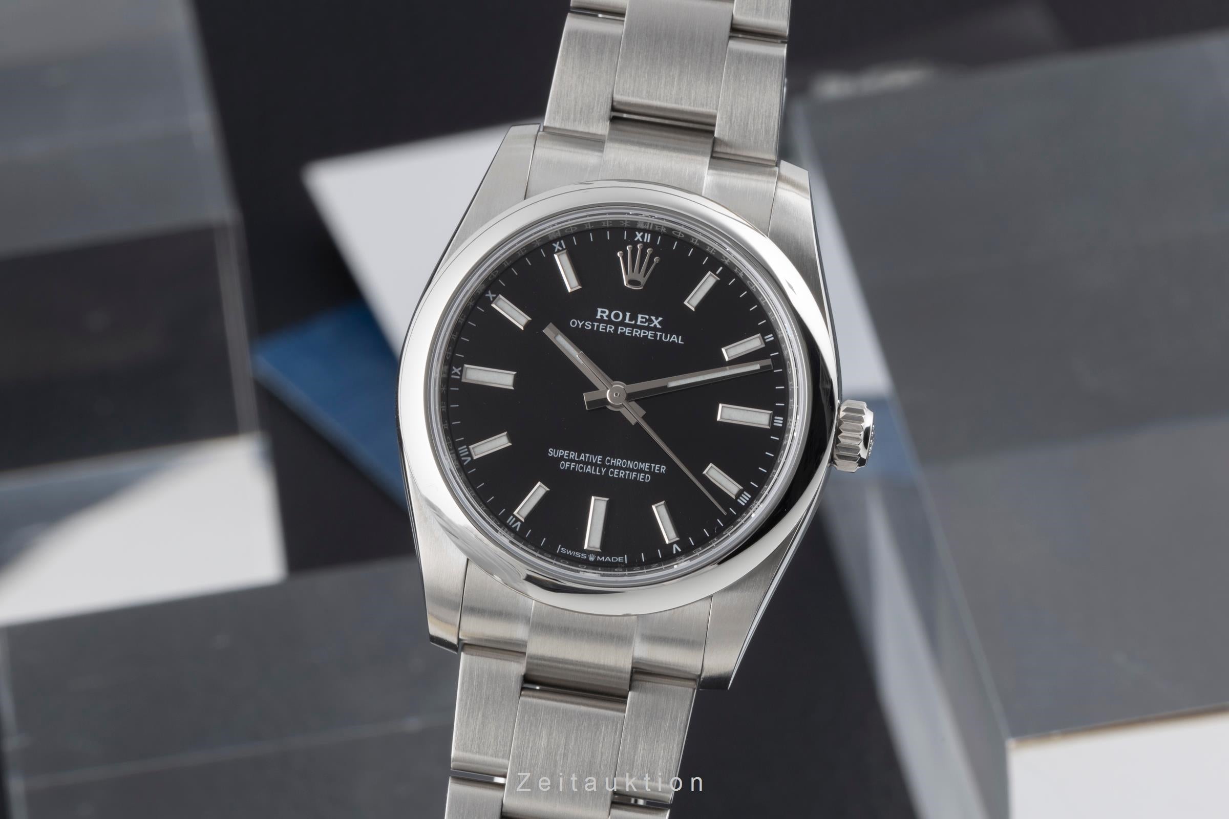 Rolex Oyster Perpetual steel automatic unisex 124200-0002  [2507491]