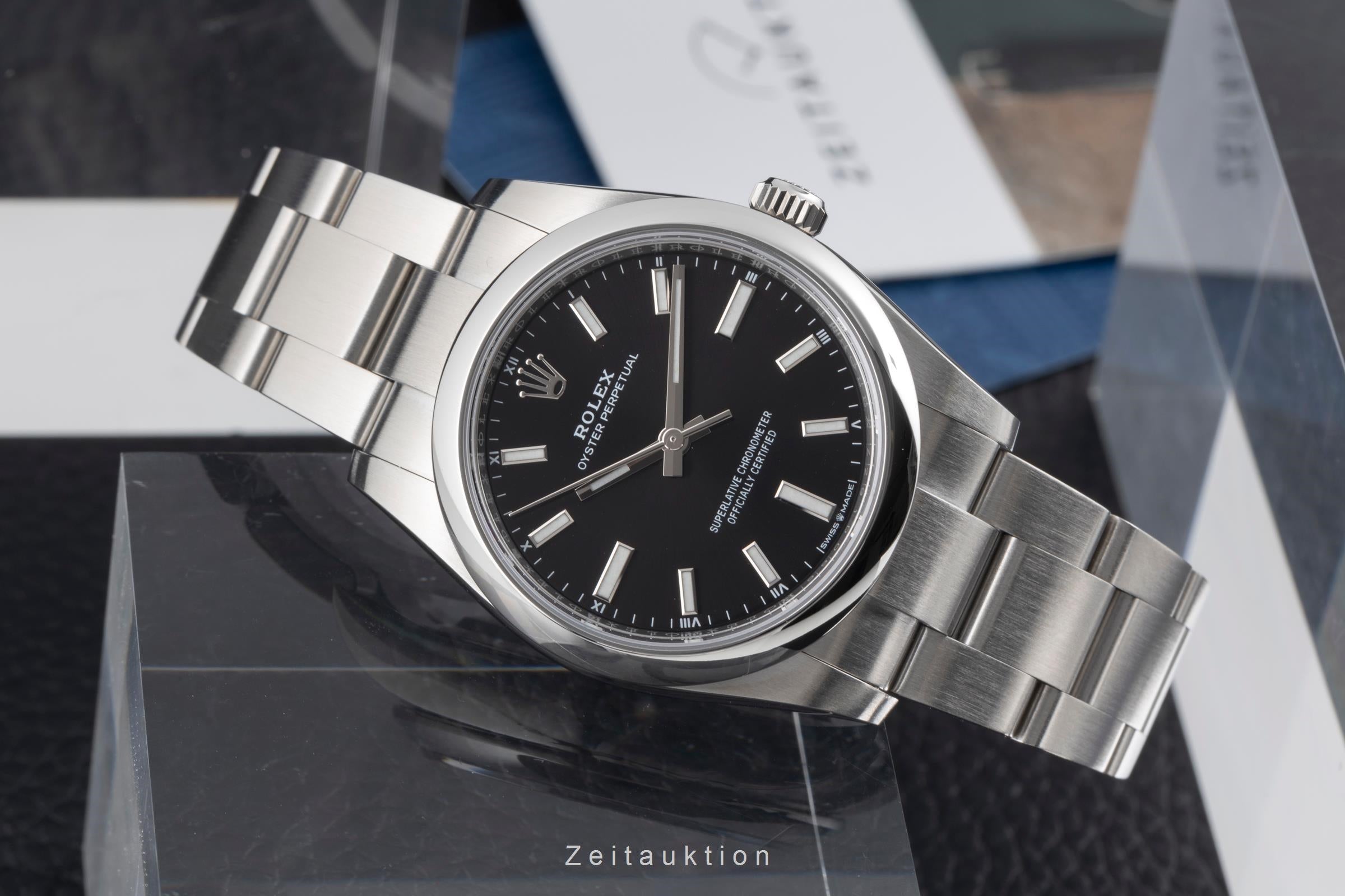 Rolex Oyster Perpetual steel automatic unisex 124200-0002  [2507491]