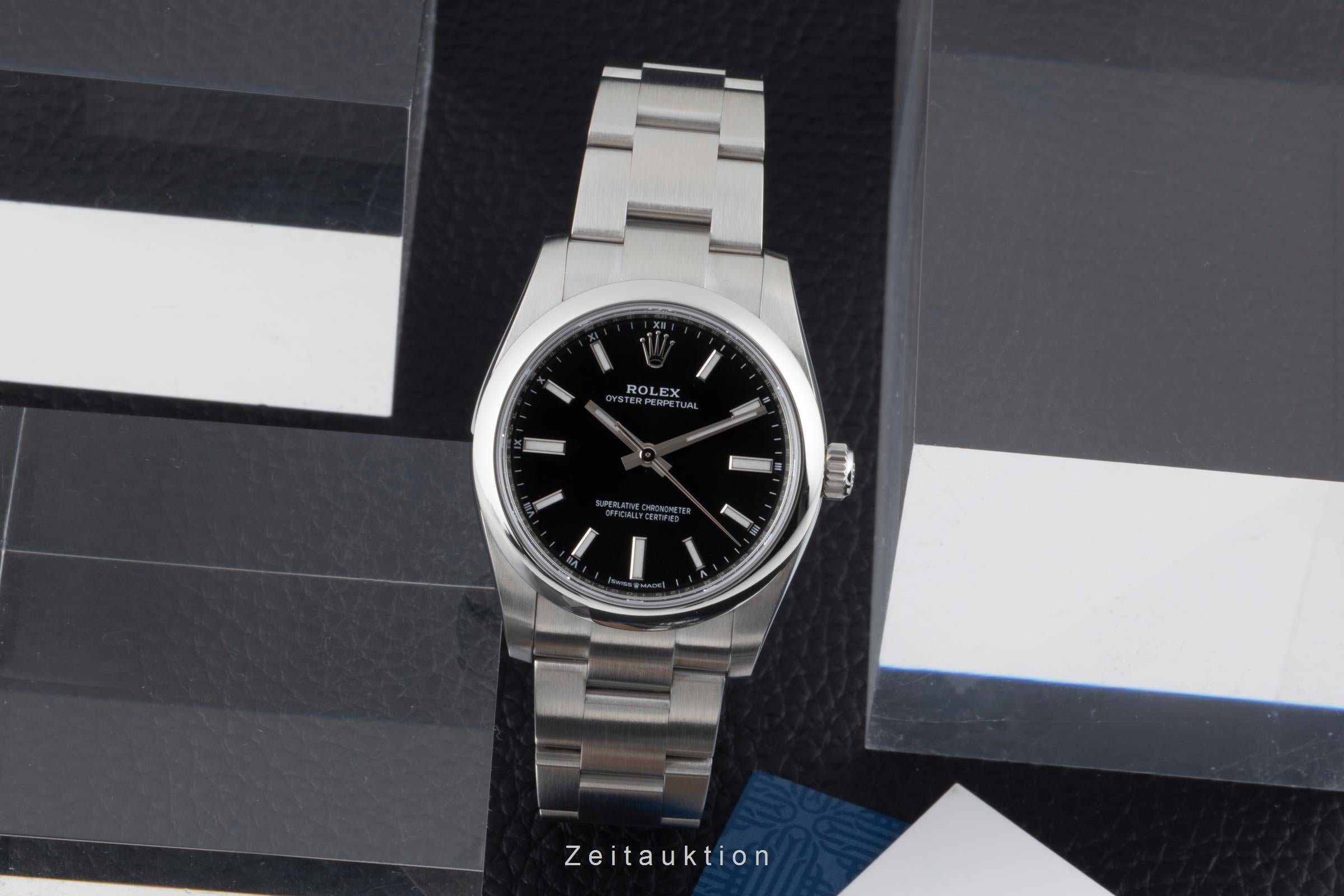 Rolex Oyster Perpetual steel automatic unisex 124200-0002  [2507491]