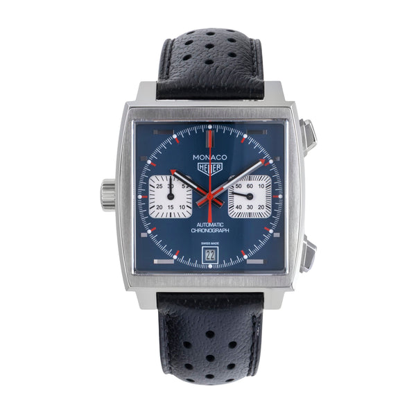 Tag Heuer Monaco chronographe acier automatique montre pour hommes CAW211PF.C6356 LP: 8100EUR  [2507494]