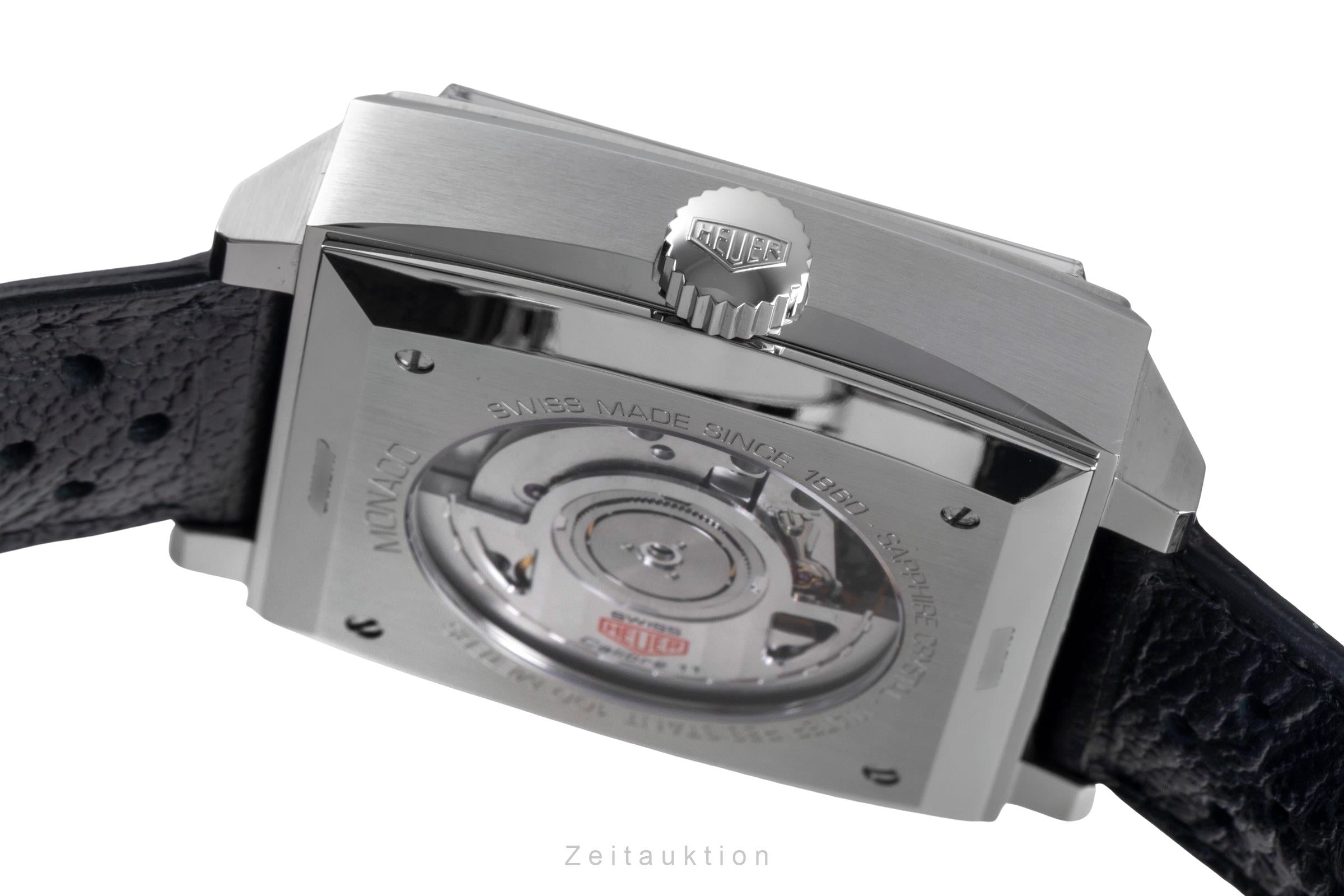 Tag Heuer Monaco chronograph steel automatic Kal. 11 Ref. CAW211PF
