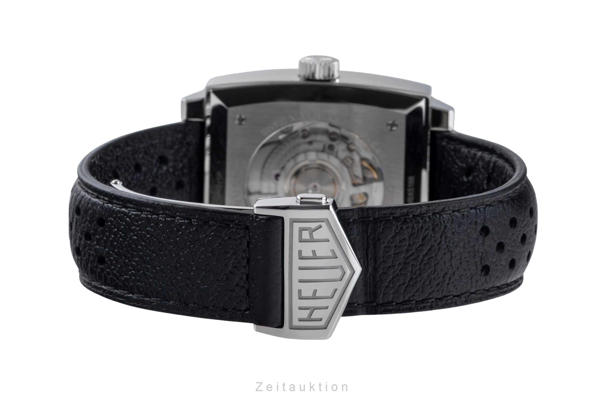 Tag Heuer Monaco chronographe acier automatique montre pour hommes CAW211PF.C6356 LP: 8100EUR  [2507494]