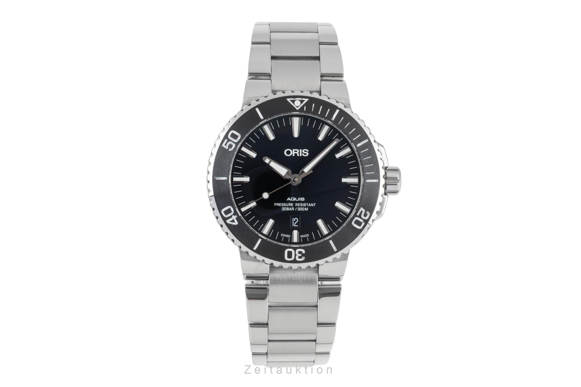 Oris Aquis Date acciaio automatismo orologio da uomo 01 733 7730 4154-07 8 24 05PEB LP: 2300EUR  [2507497]