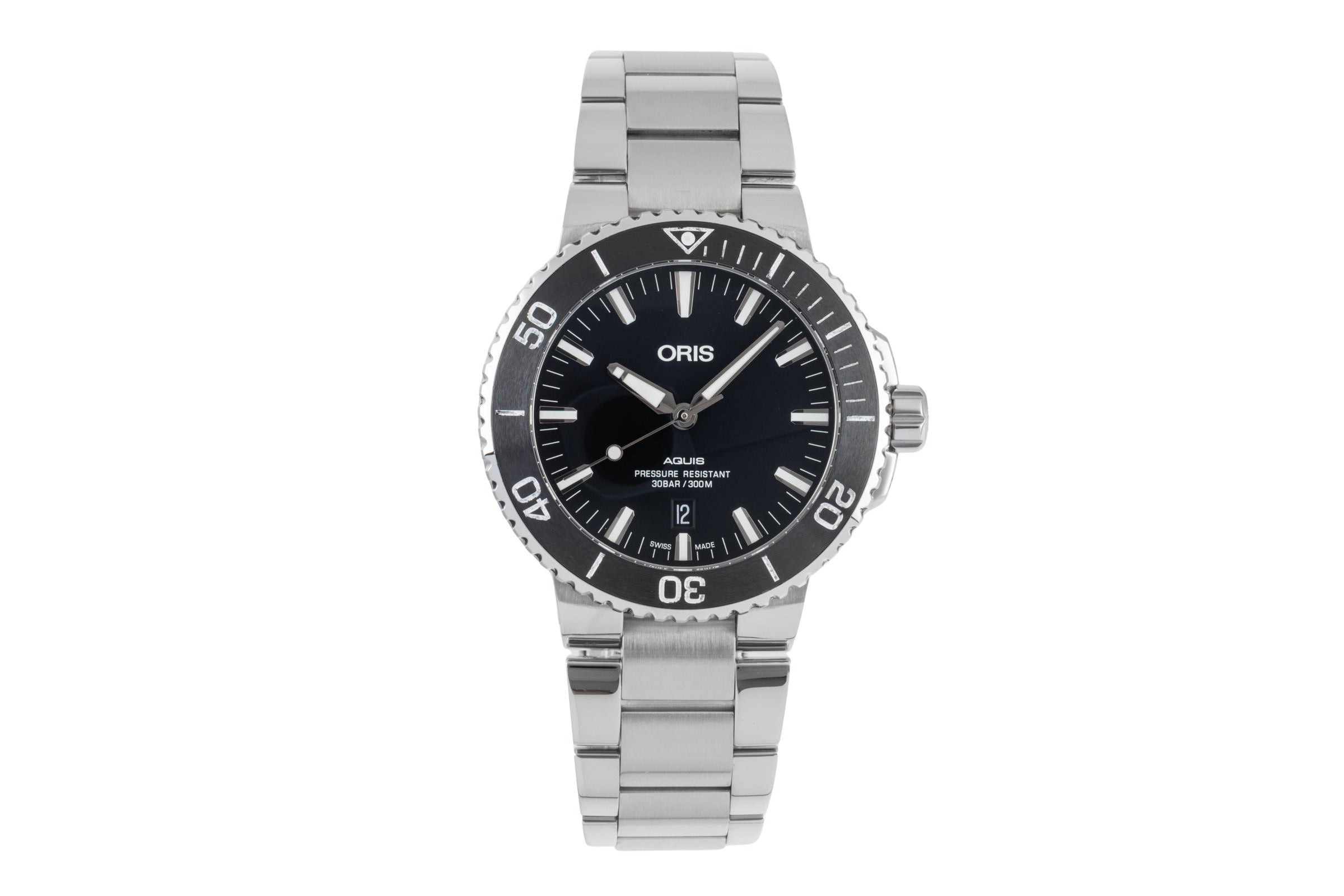 Oris Aquis Date steel automatic men's watch 01 733 7730 4154-07 8 24 05PEB LP: 2300EUR  [2507497]