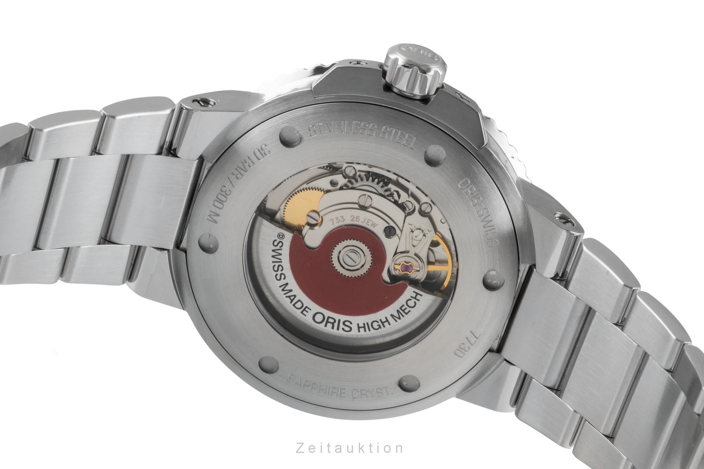 Oris Aquis Date acciaio automatismo orologio da uomo 01 733 7730 4154-07 8 24 05PEB LP: 2300EUR  [2507497]