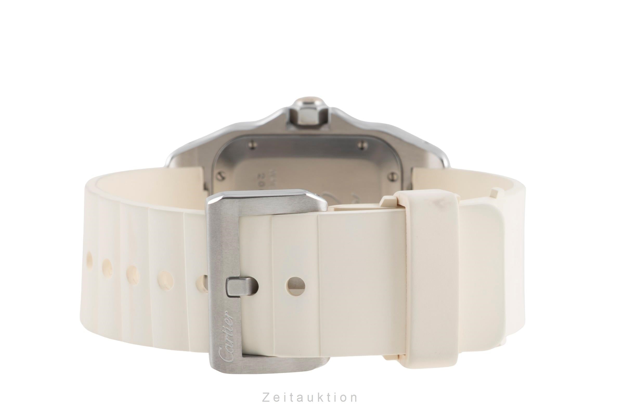 Cartier Santos 100 acciaio / gomma da cancellare automatismo orologio da uomo W20122U2  [2507501]