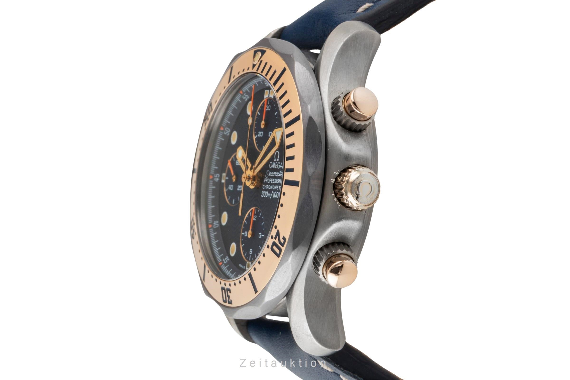 Omega Seamaster chronograph titanium / gold automatic men's watch 2296.80.00  [2507502]