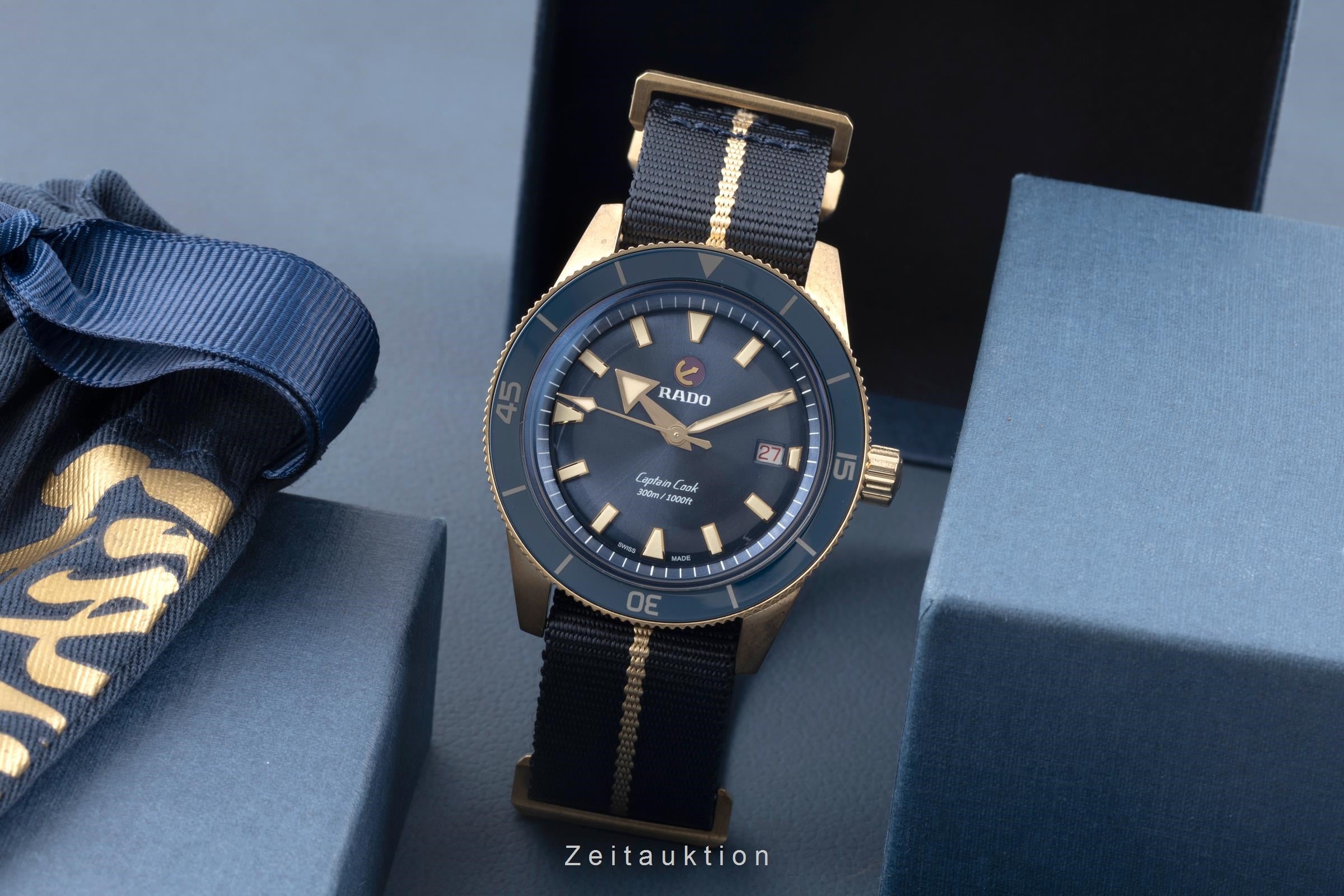 Rado Captain Cook bronze automatique montre pour hommes 01.763.0504.3.120  [2507505]