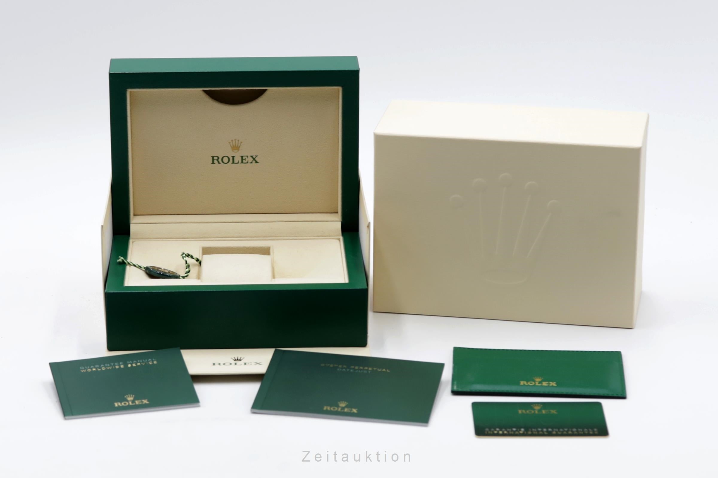 Rolex Datejust 41 Wimbledon Stahl / Gold Oyster Perpetual Ref. 126303 B&P 2021 [2507506]