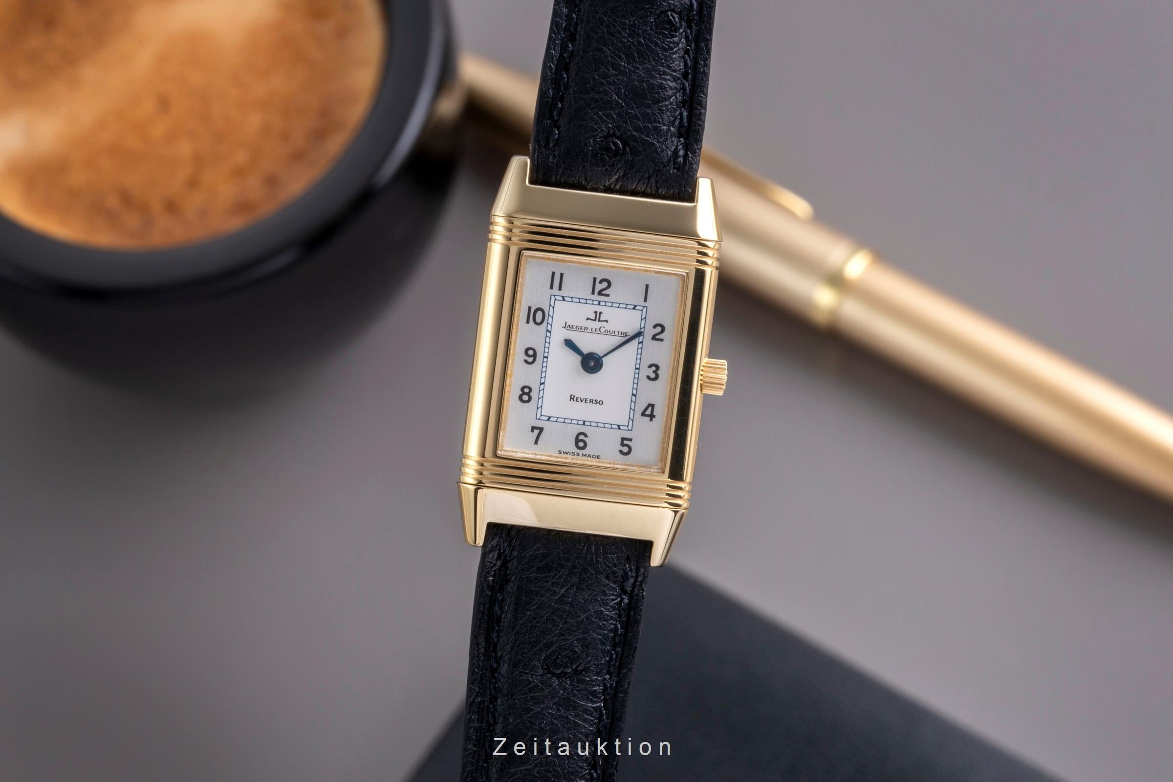 Jaeger-LeCoultre Reverso 18K (0,750) Gold Automatik Ref 260.140.862 260.1.86 B&P [2507509]