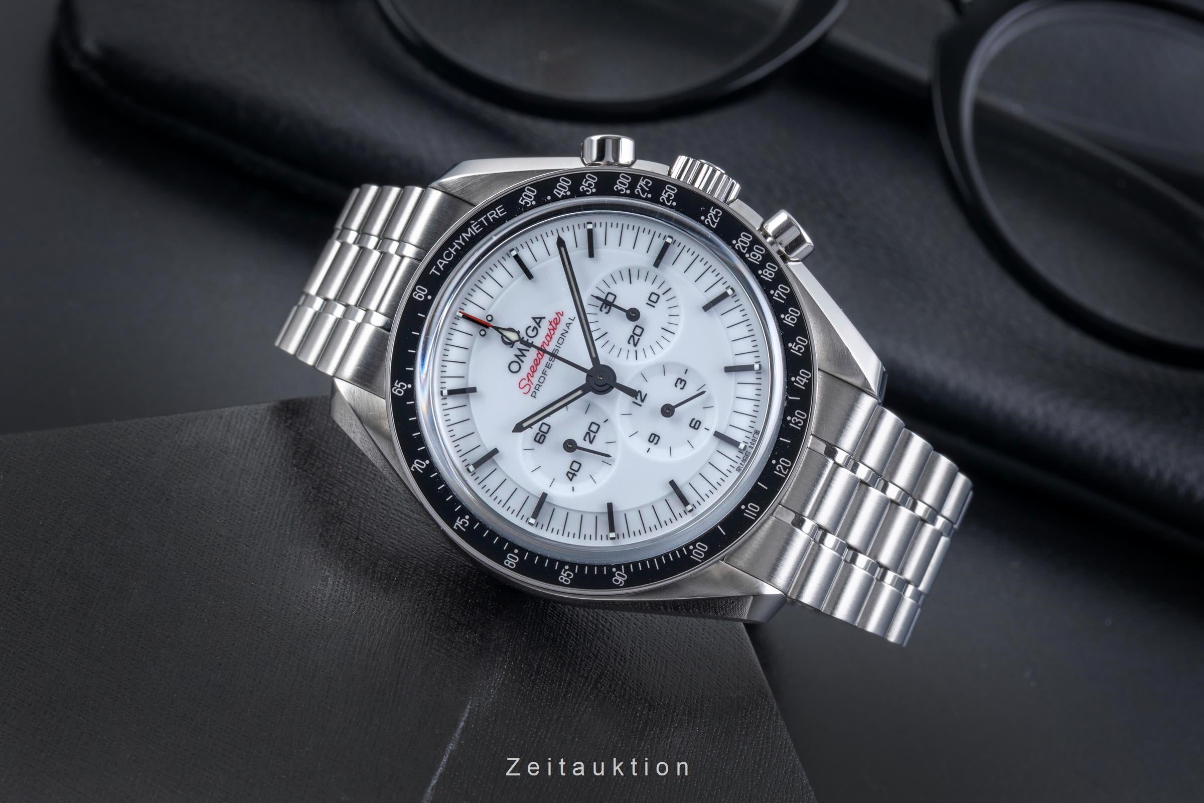 Omega Speedmaster Moonwatch Chronograph Stahl Ref. 310.30.42.50.04.001 B&P [2507511]