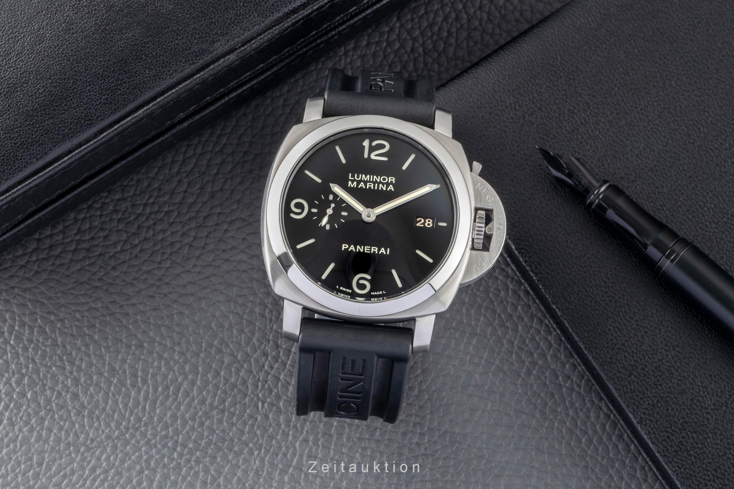 Panerai Luminor Marina acero automático reloj para caballeros PAM00312 LP: 8900EUR  [2507515]