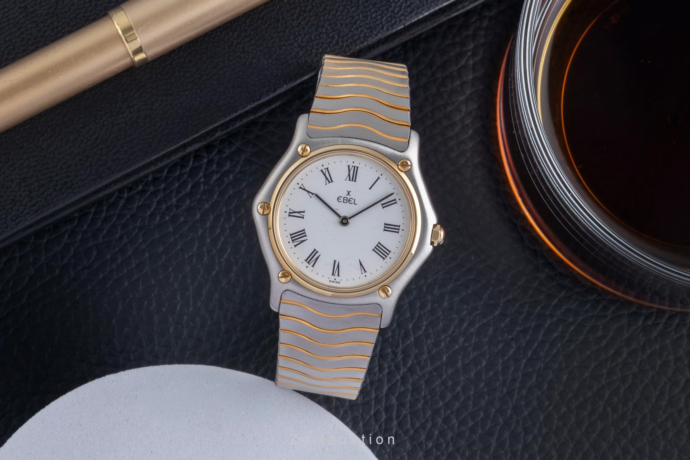 Ebel Classic Wave Stahl / Gold Quarz Damenuhr Ref. 181909 Klassiker  [2507517]